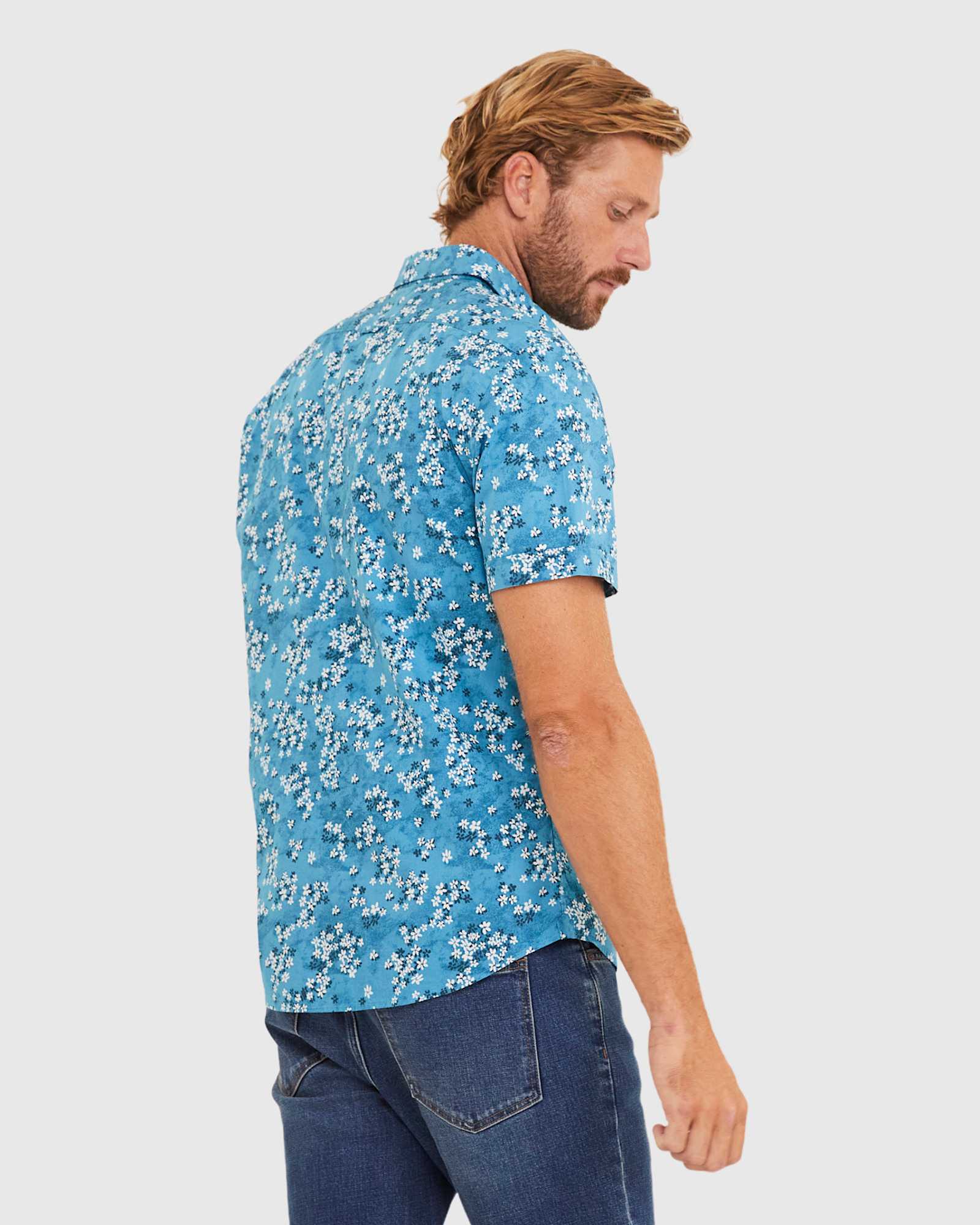 Paits Tapered Shirt in MOUNTAIN BLUE