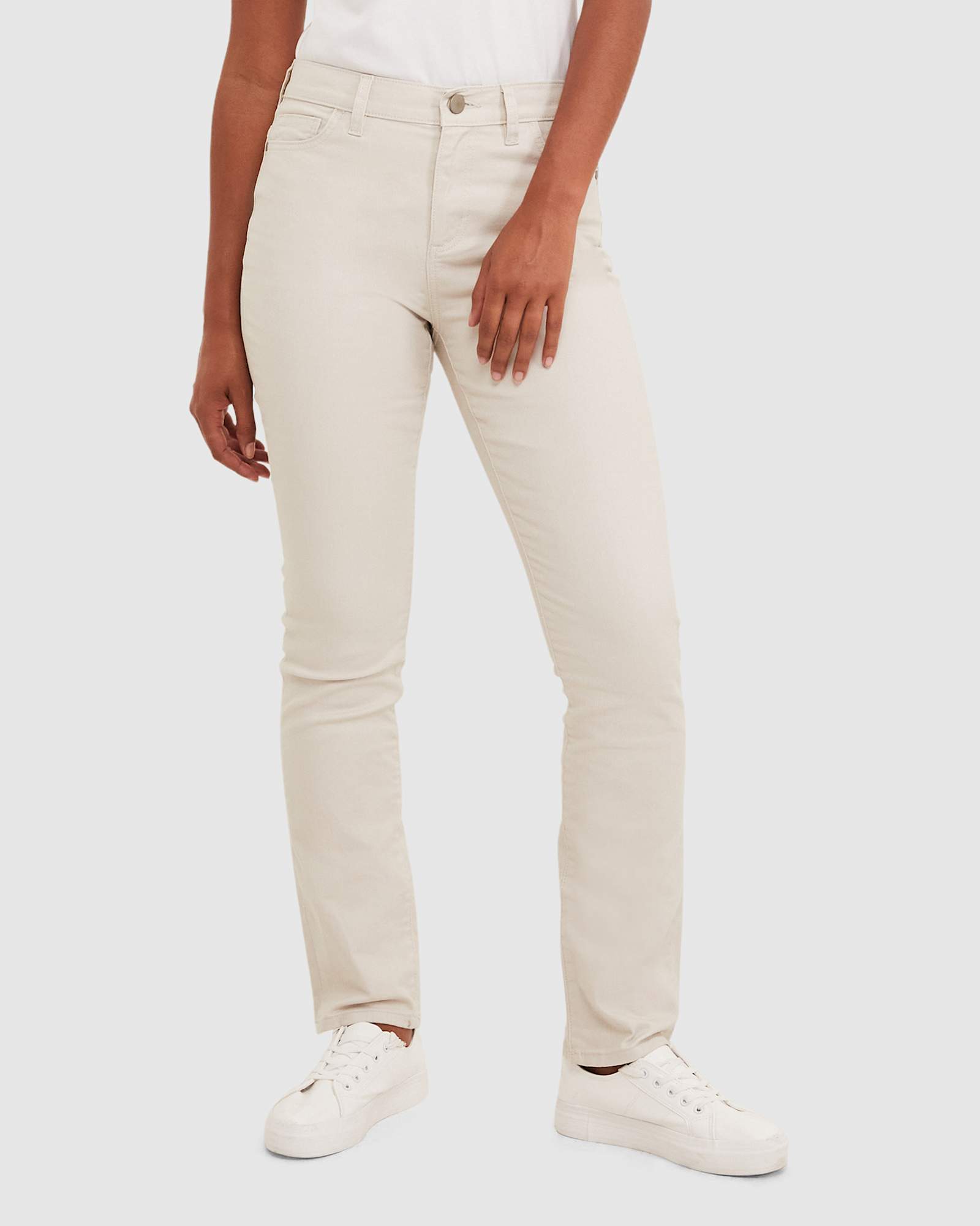 Lari Slim Jean in PUTTY