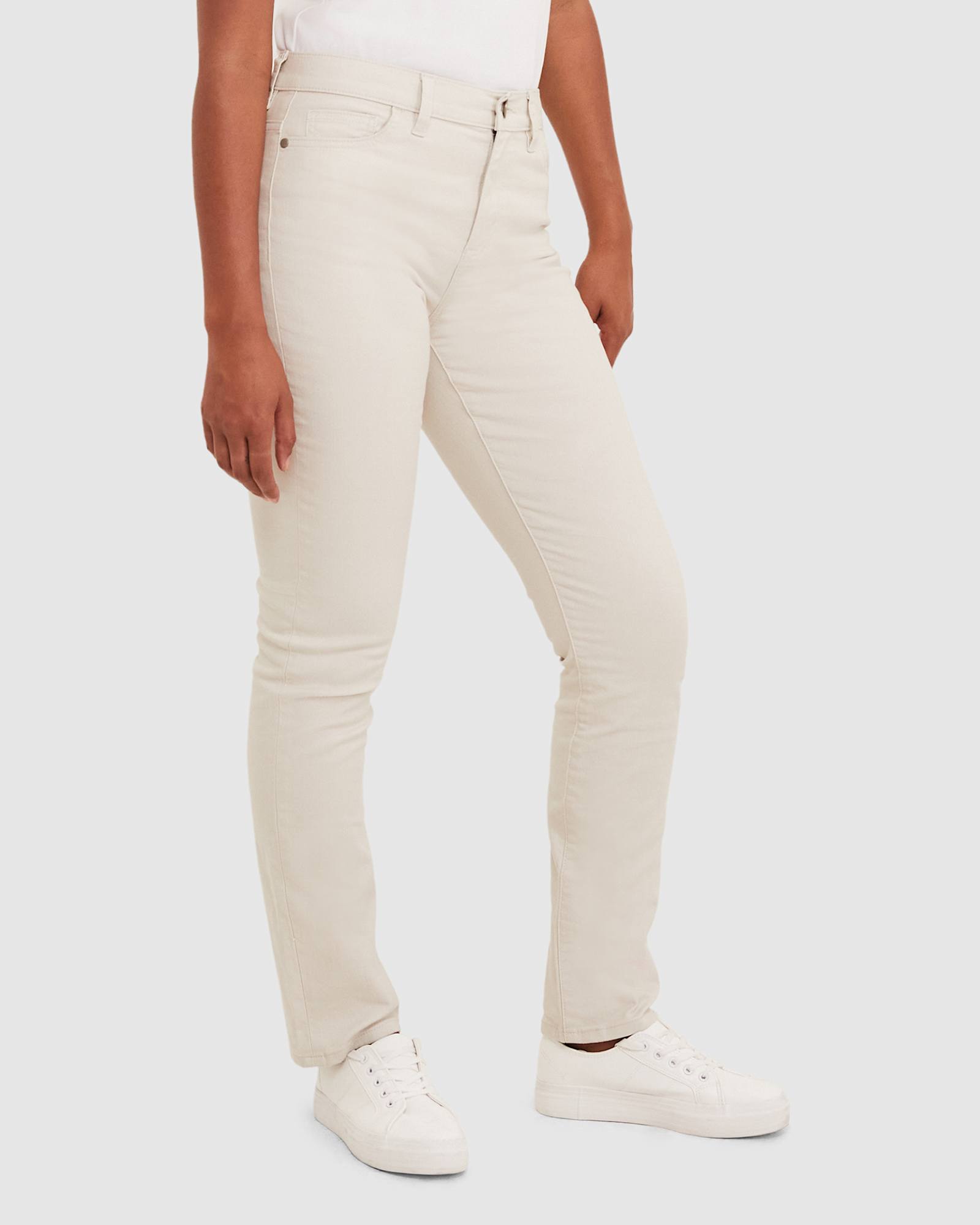 Lari Slim Jean in PUTTY