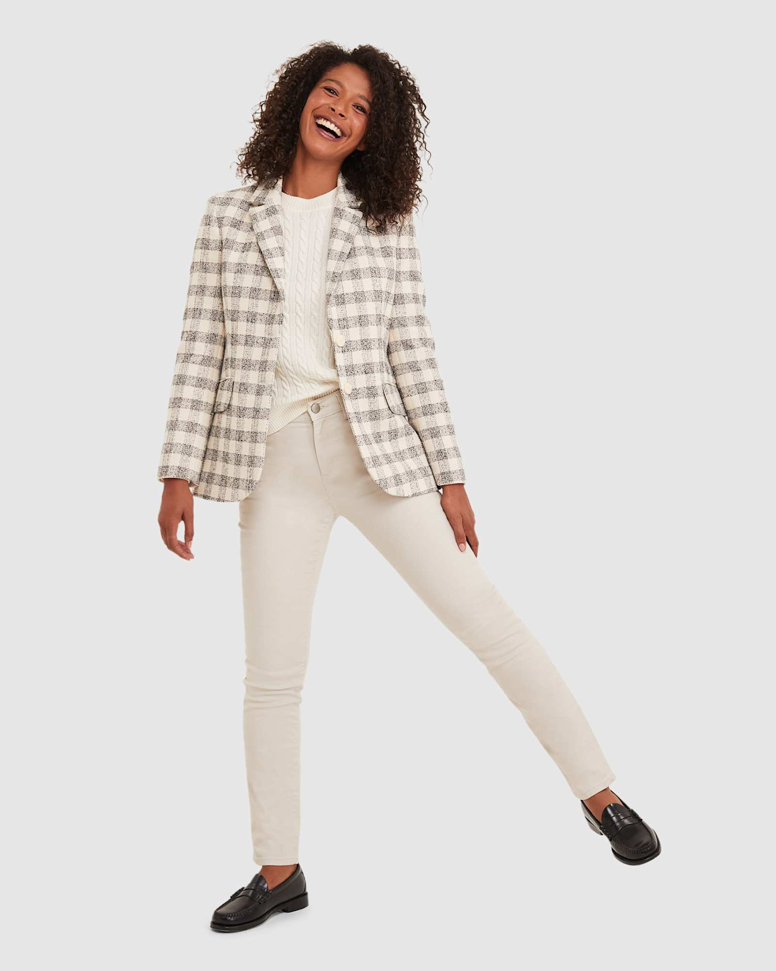 Lari Slim Jean in PUTTY