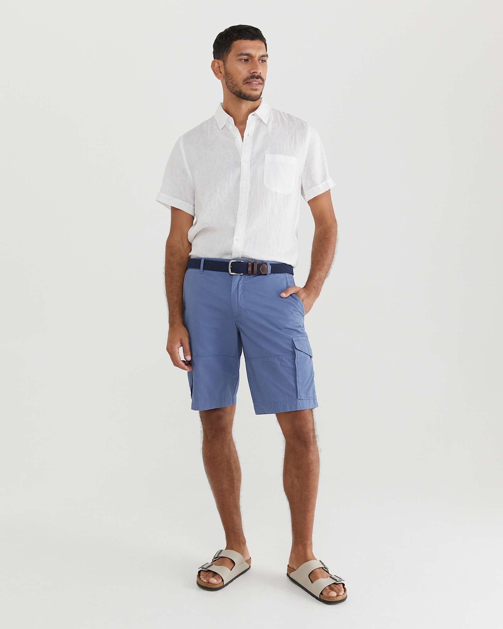 Cargo Short in AGED BLUE