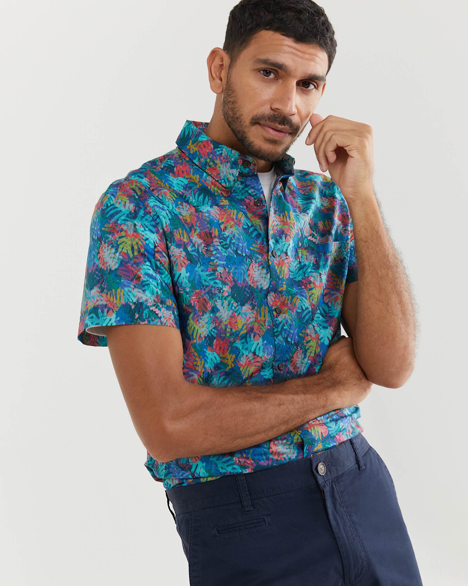 Adi Liberty Short Sleeve Shirt in MULTI