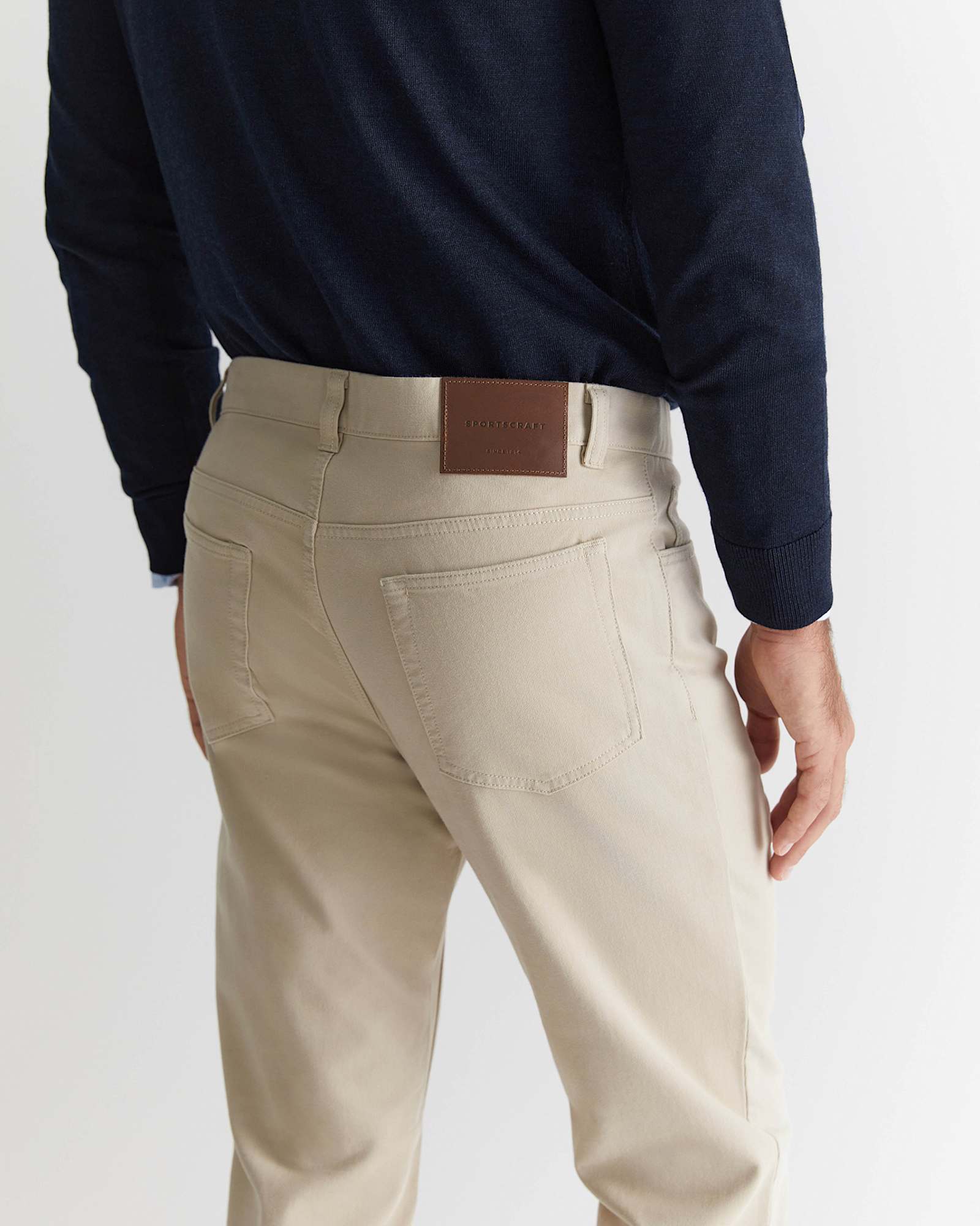 Tapered Bedford Jean in SAND