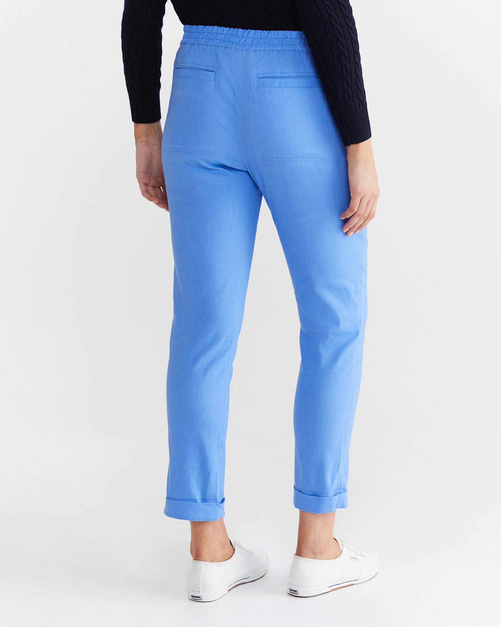 Rosa Linen Pant in MOROCCAN BLUE