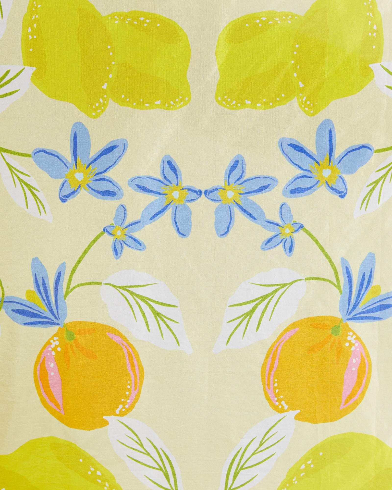 Citron Silk Scarf in MULTI YELLOW