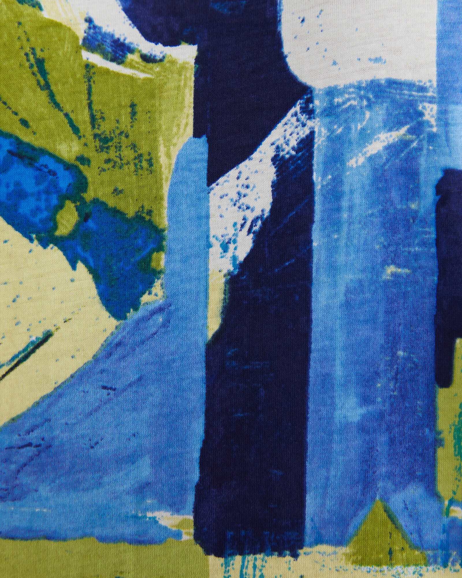 Matera Mercerised Tee in BLUE MULTI