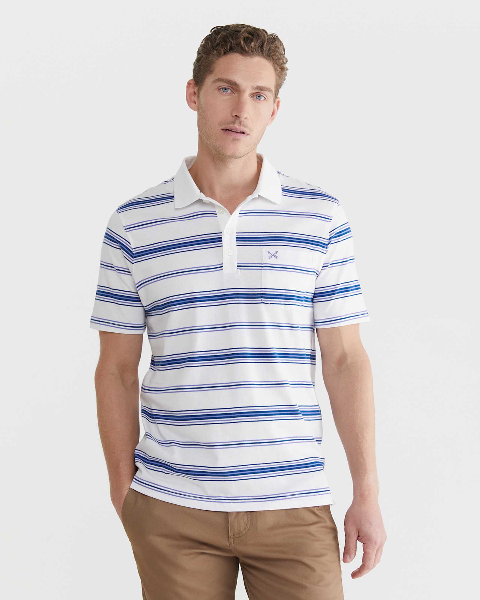 Par Polo in WHITE/MULTI