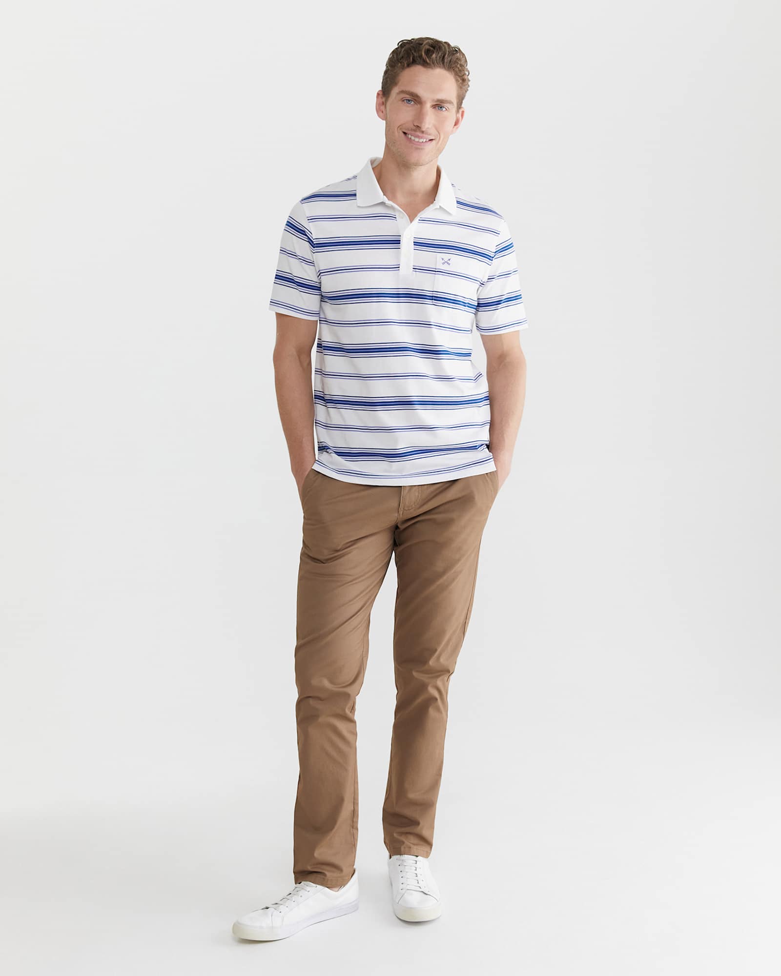 Par Polo in WHITE/MULTI