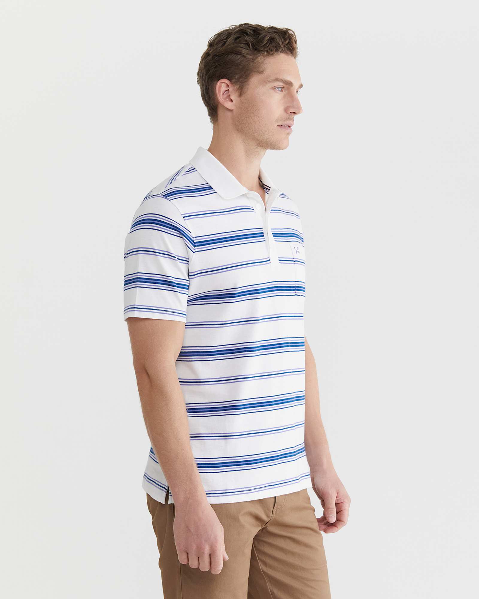 Par Polo in WHITE/MULTI
