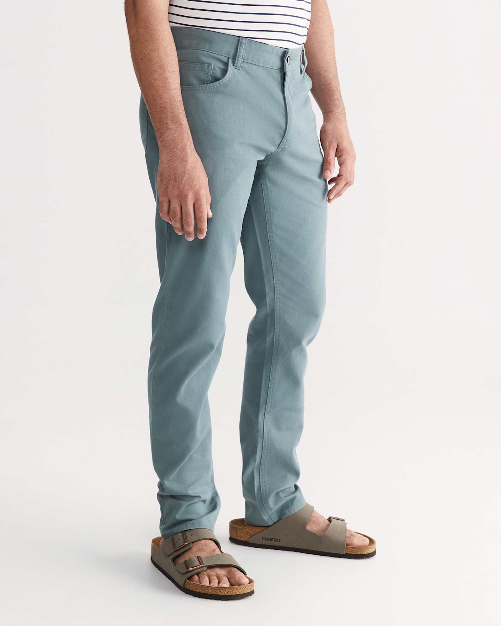 Tapered Bedford Jean in SLATE