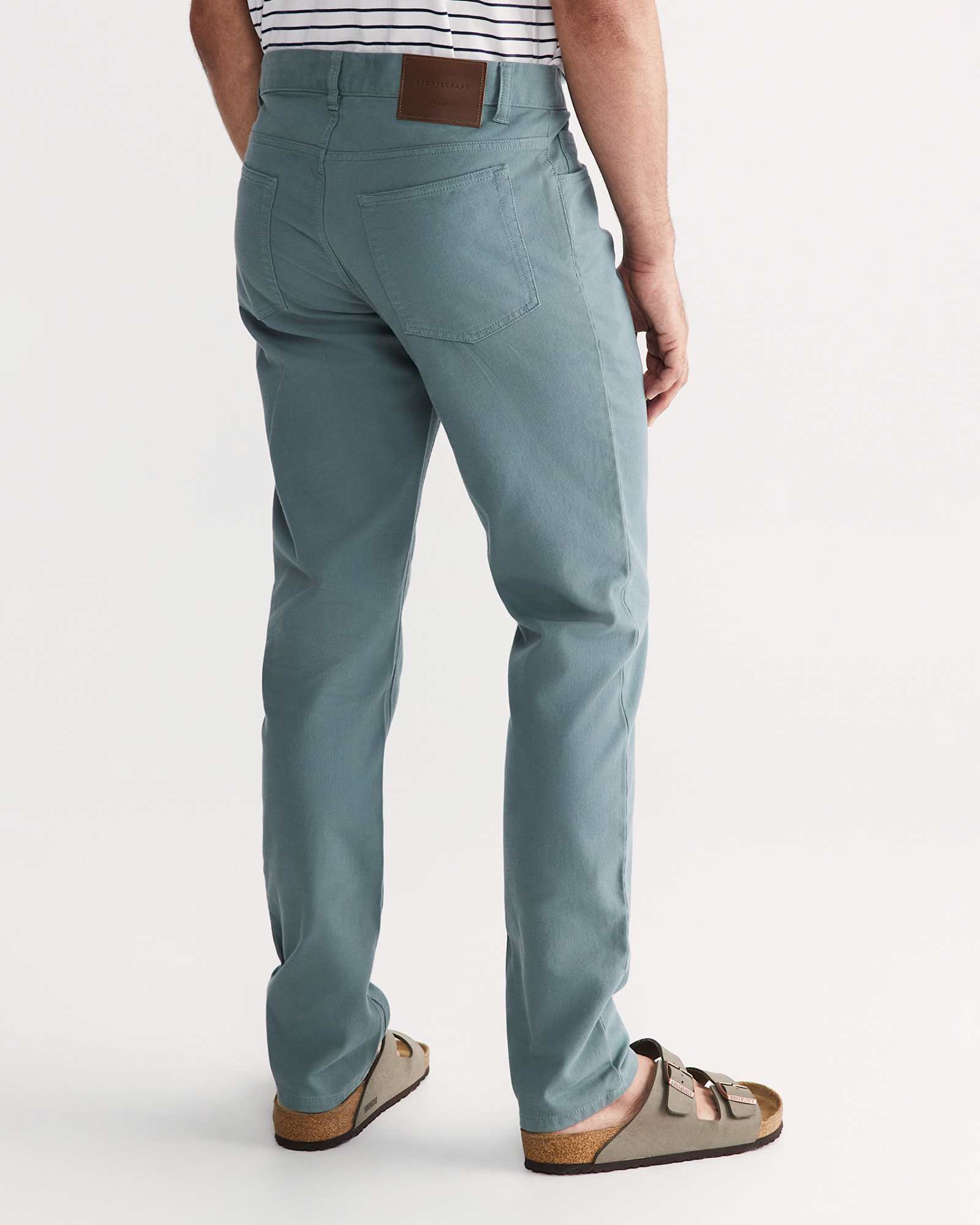 Tapered Bedford Jean in SLATE