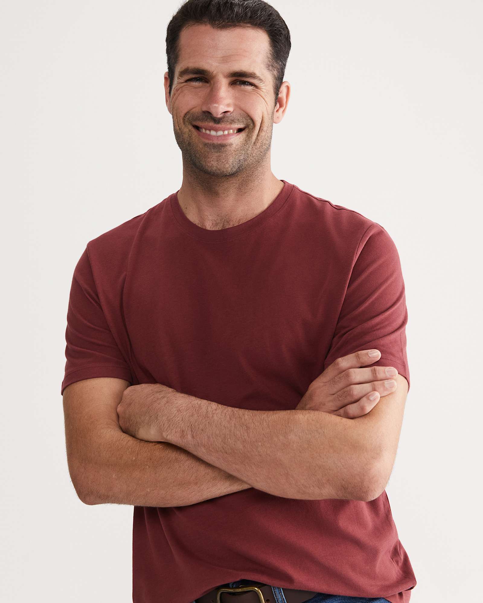 Supersoft Tee in WINE