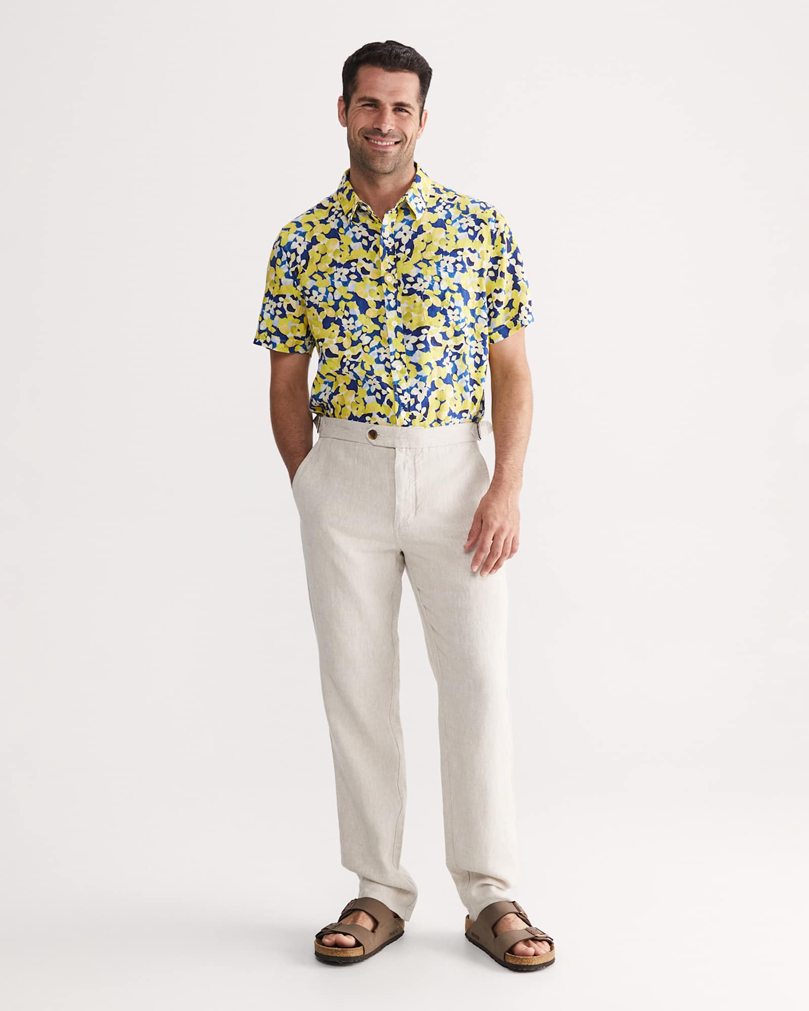 Alpha Tapered Shirt in YELLOW