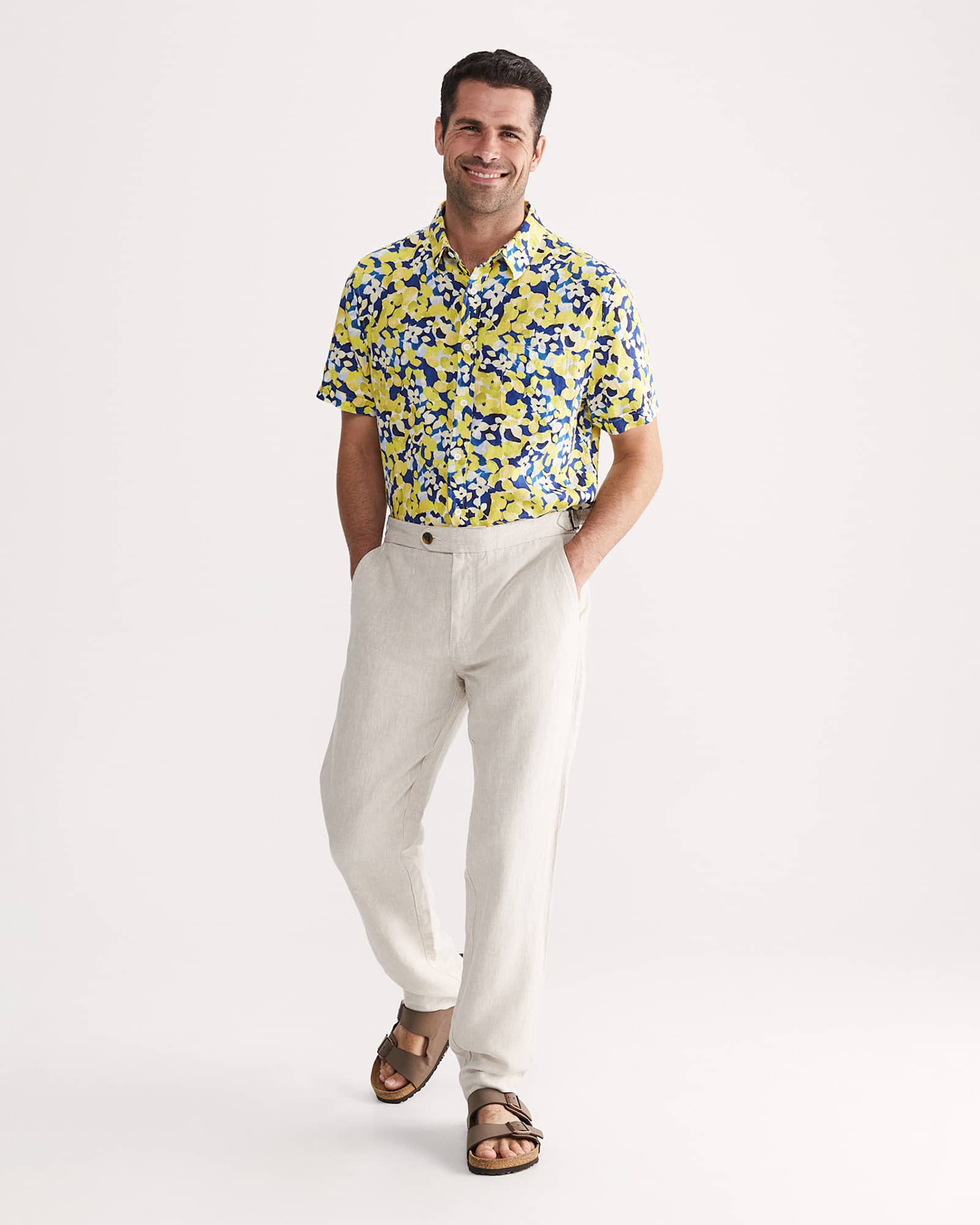 Alpha Tapered Shirt in YELLOW