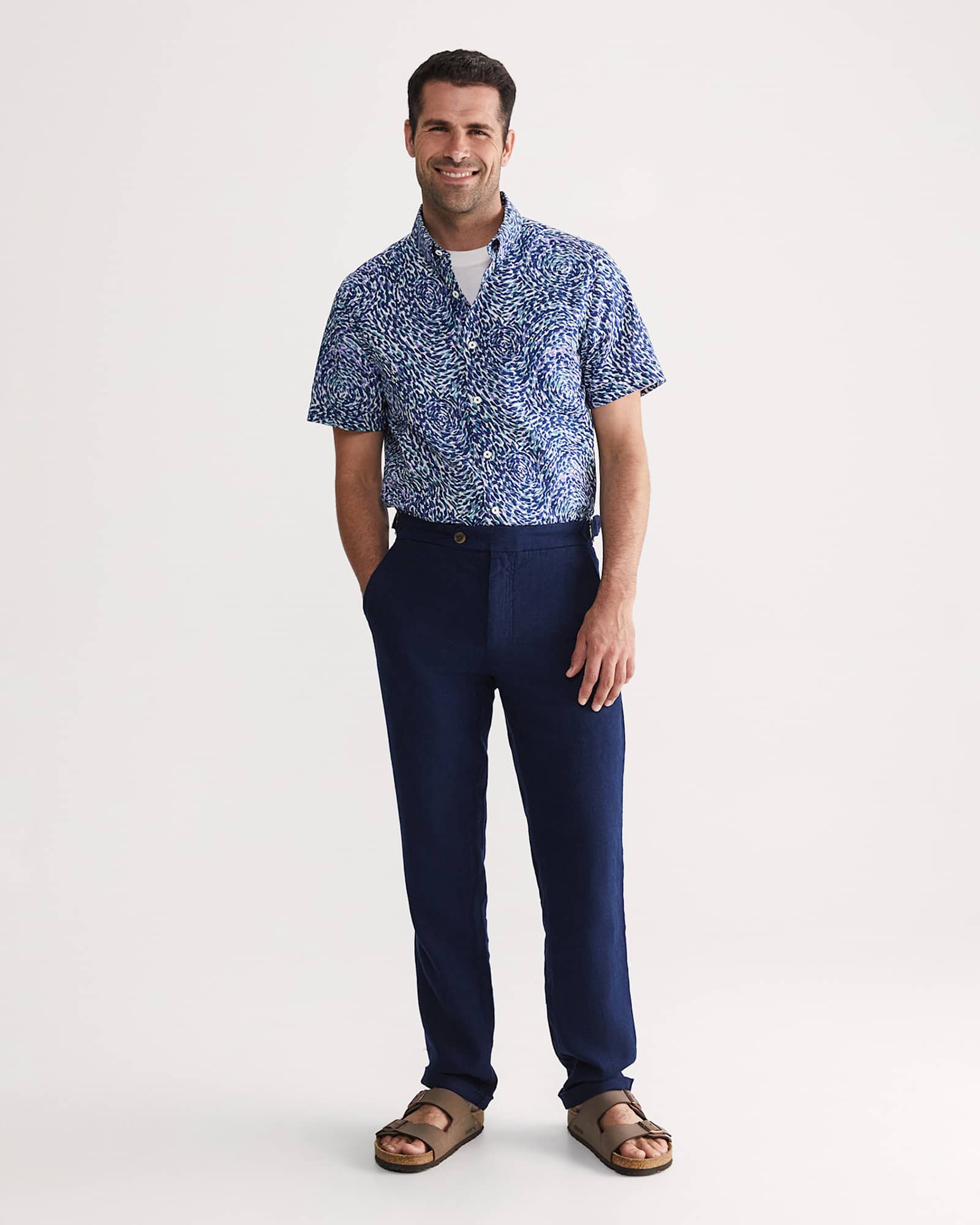 Tolla Liberty Tapered Shirt in TEAL