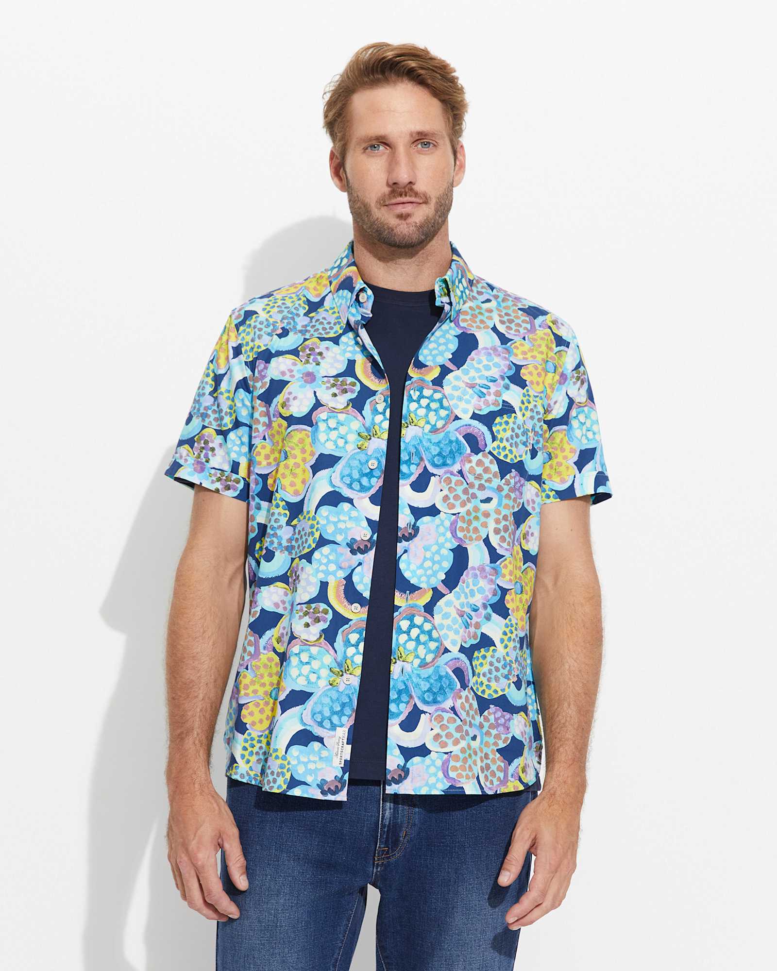 Lee Liberty Regular Shirt in NAVY MULTI