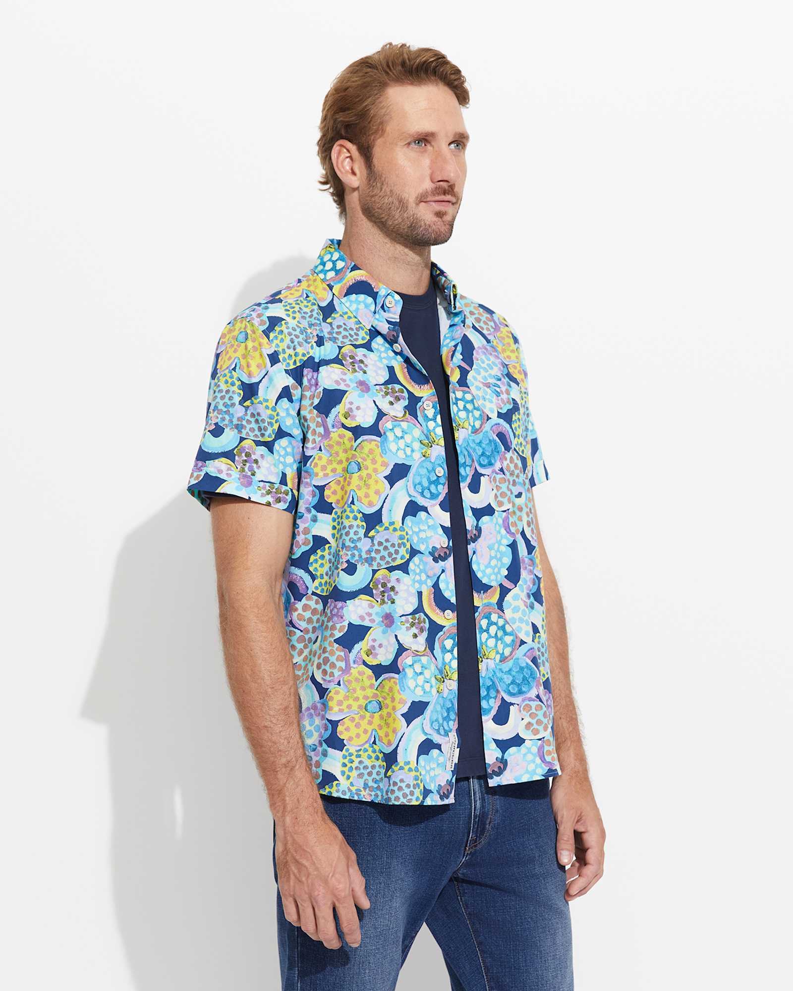 Lee Liberty Regular Shirt in NAVY MULTI