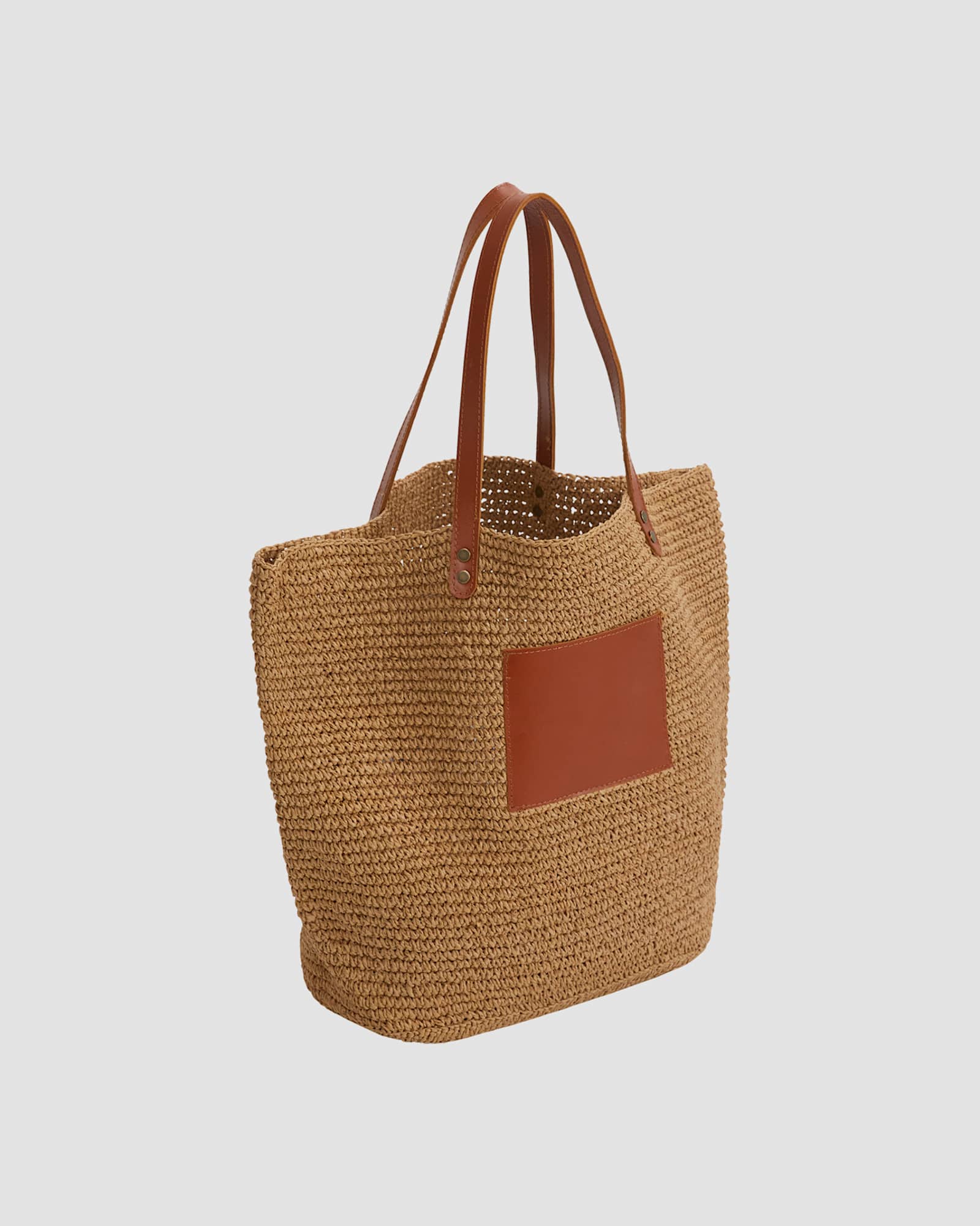 Rowie Raffia Bag in NATURAL