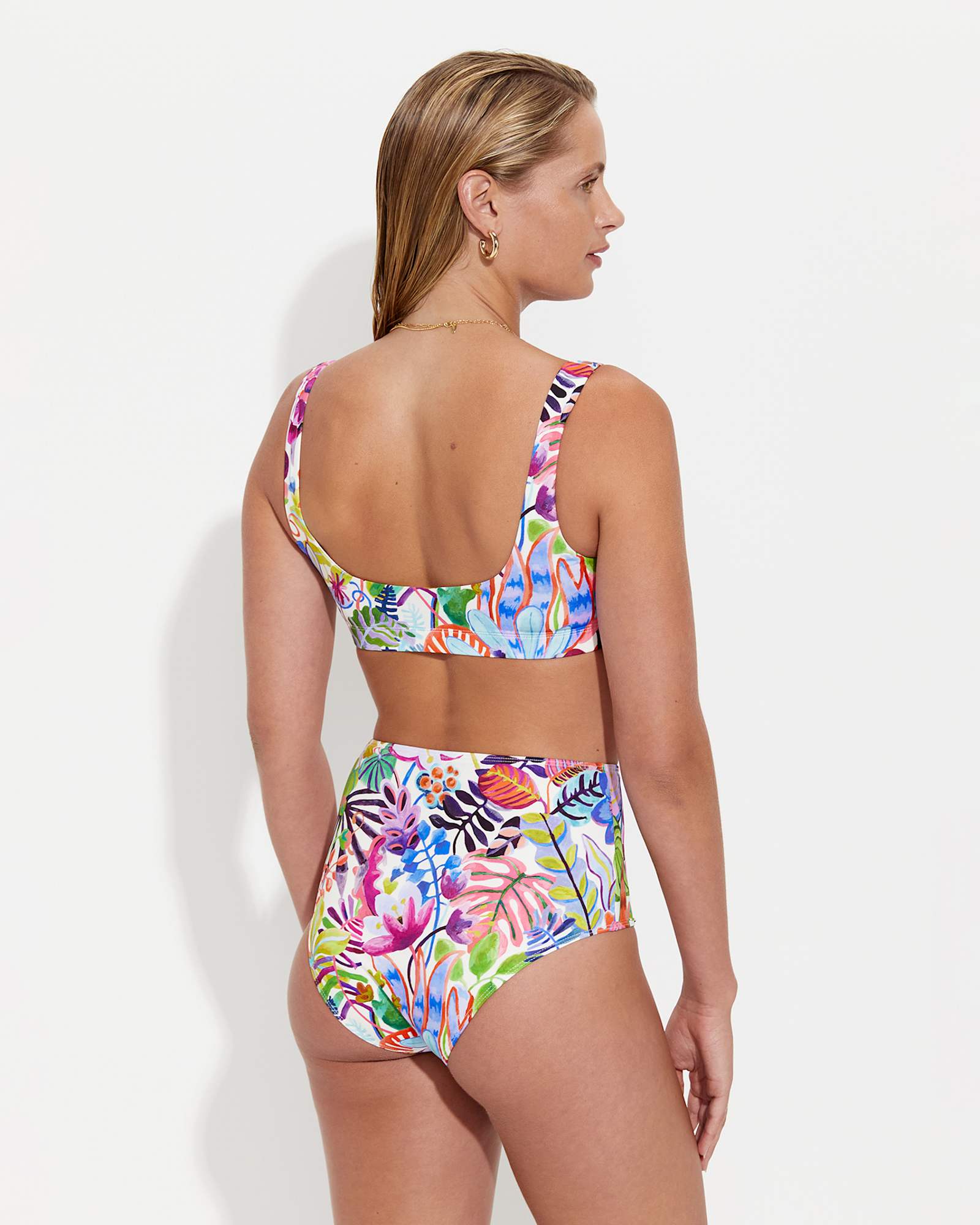 Jungle Liberty Swim Top in MULTI