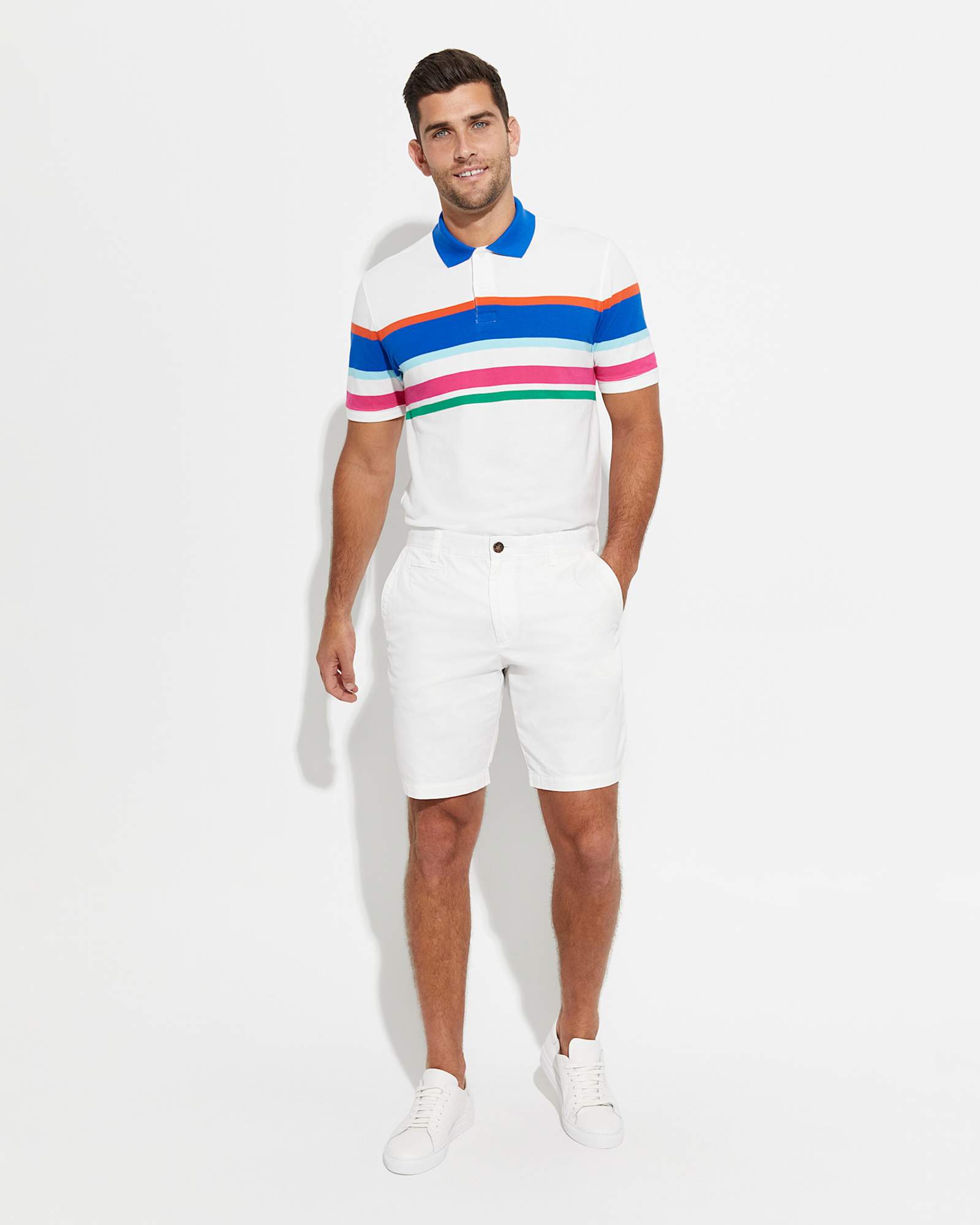 Classic Chino Short in WHITE