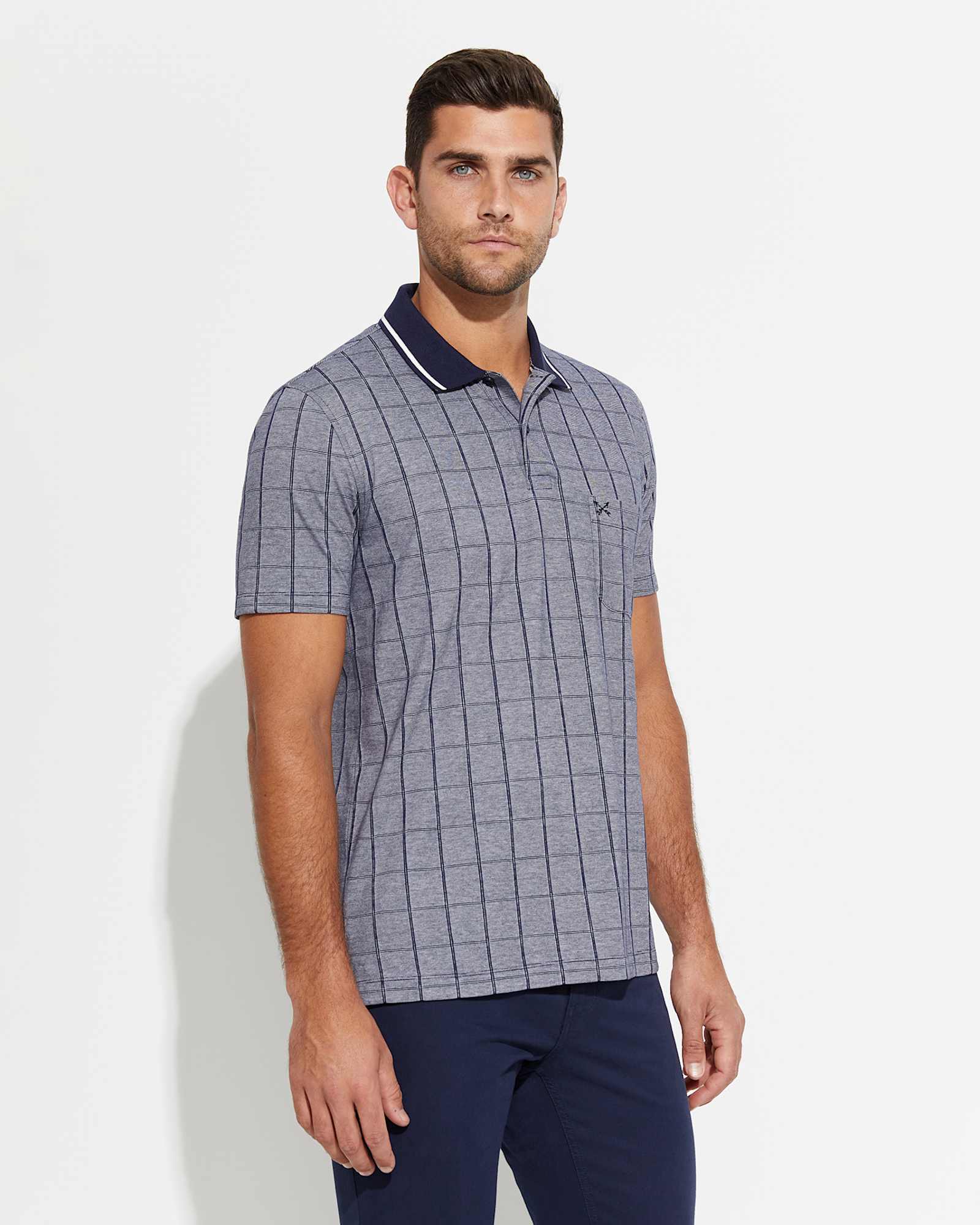 Harbor Polo in BALL POINT BLUE