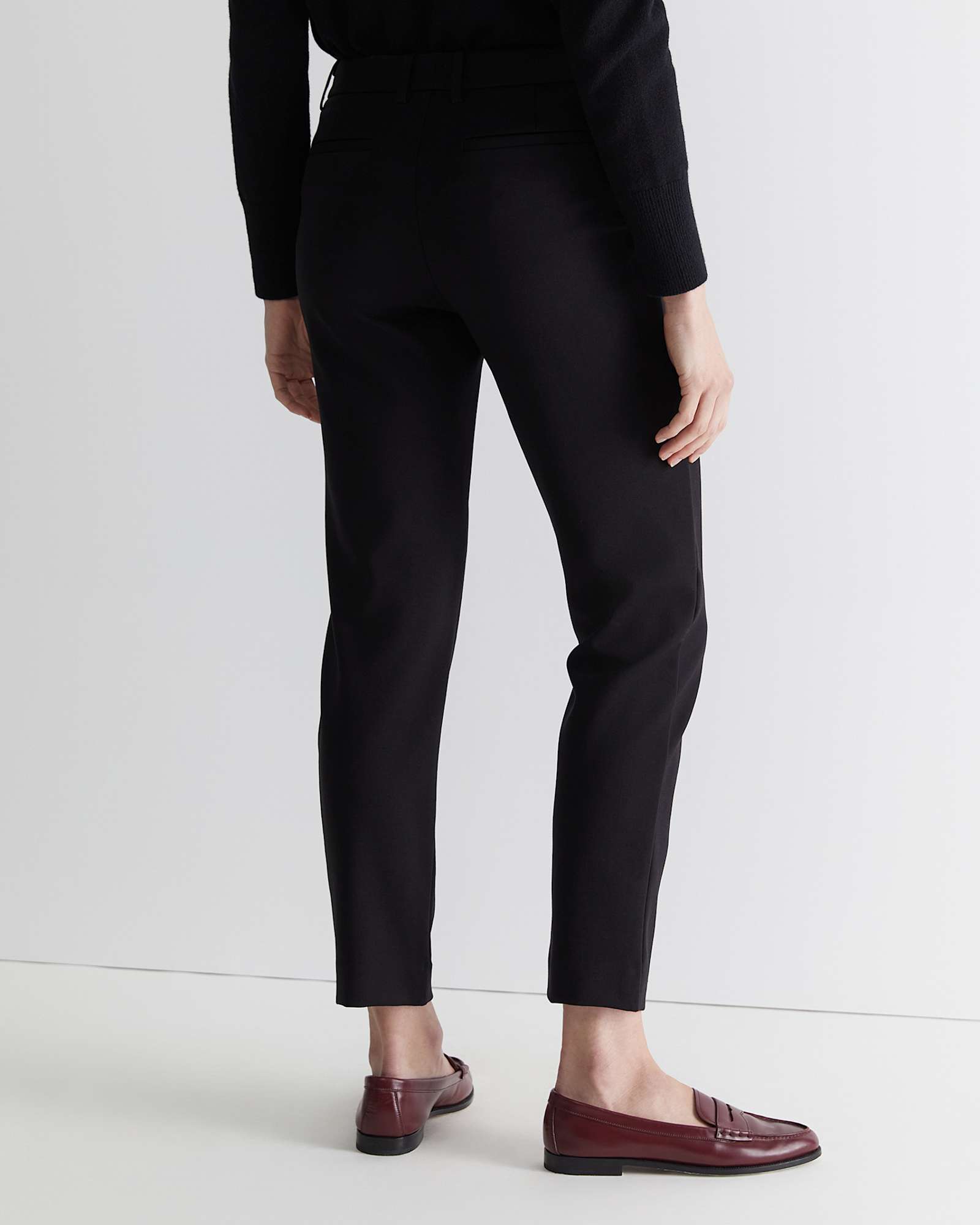 Evie Ponte Pant in BLACK