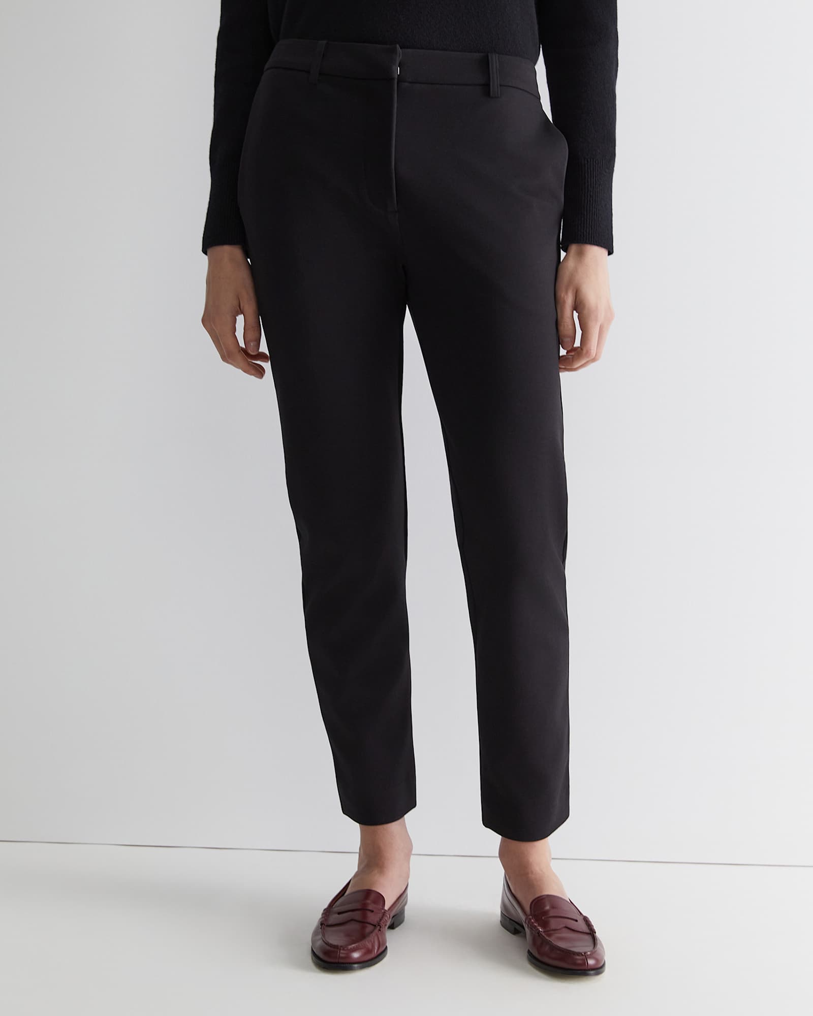 Evie Ponte Pant in BLACK