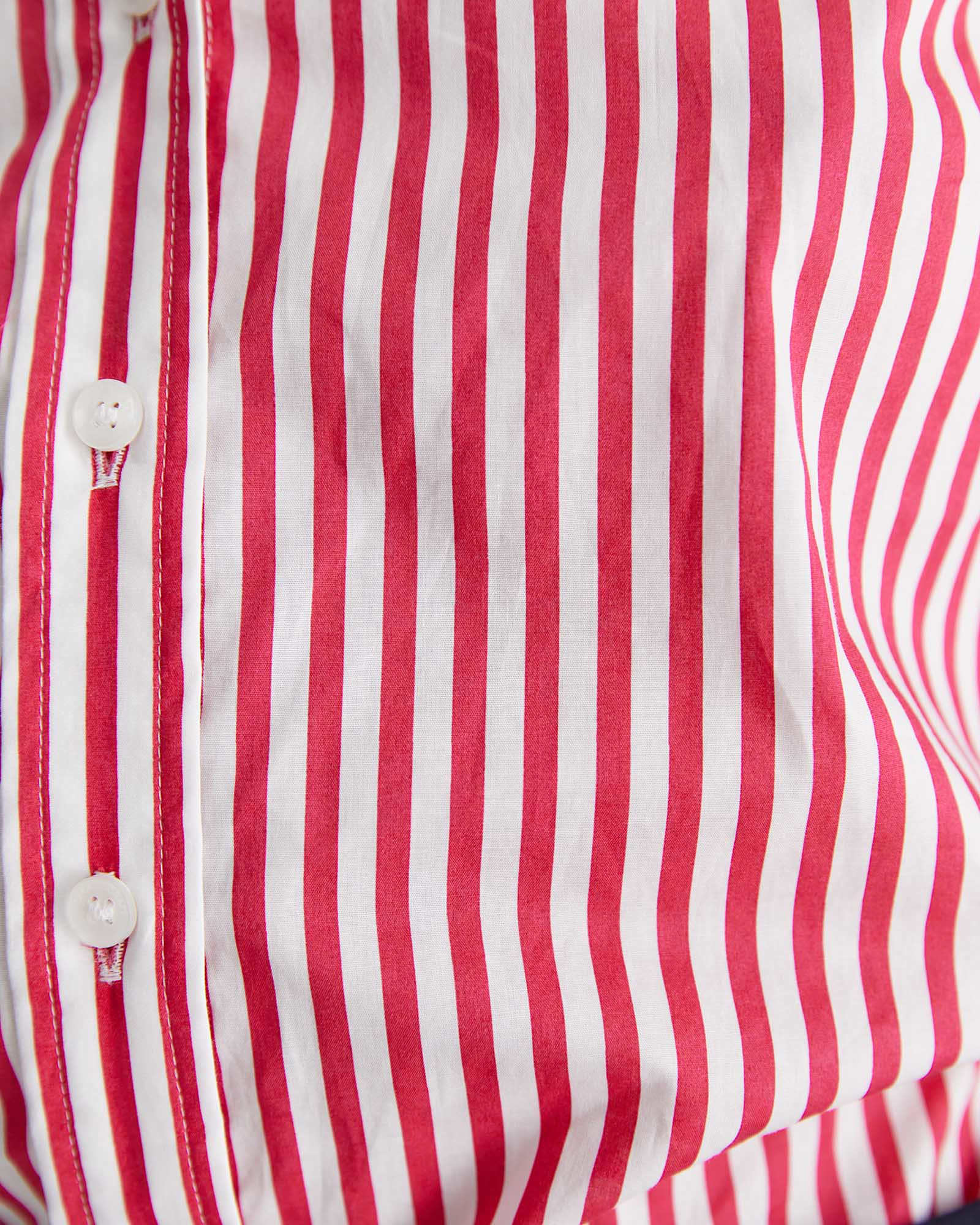Stripe Lily Voile Shirt in PINK/WHITE