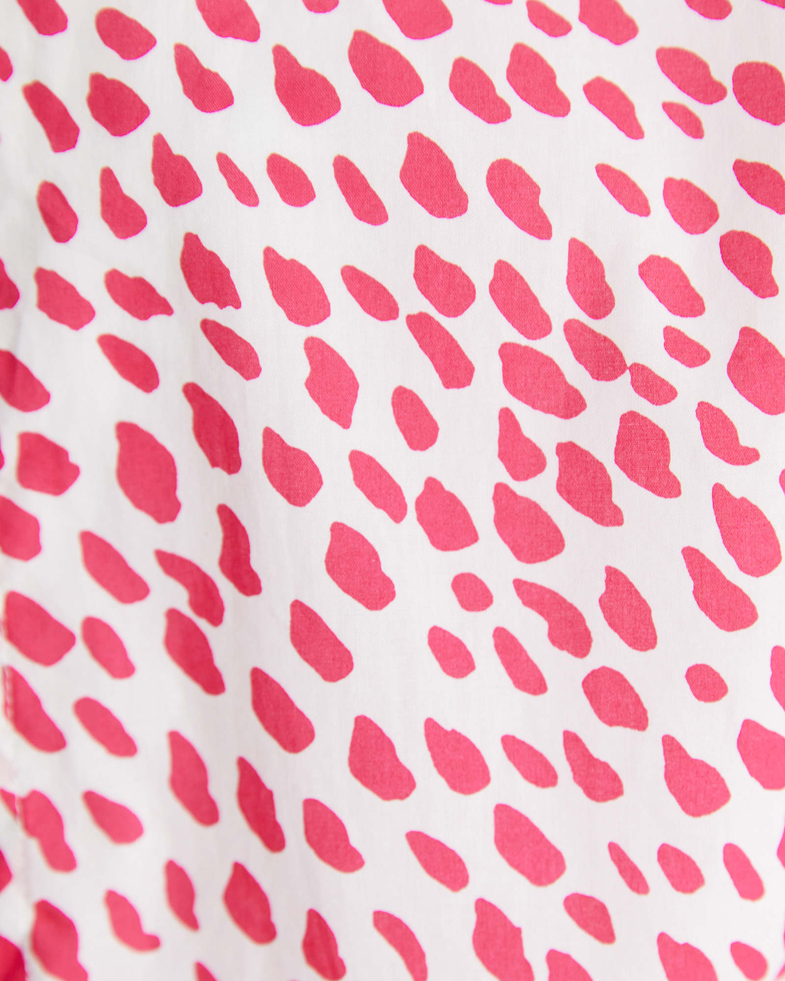 Dashed Lily Voile Shirt in WHITE/PINK