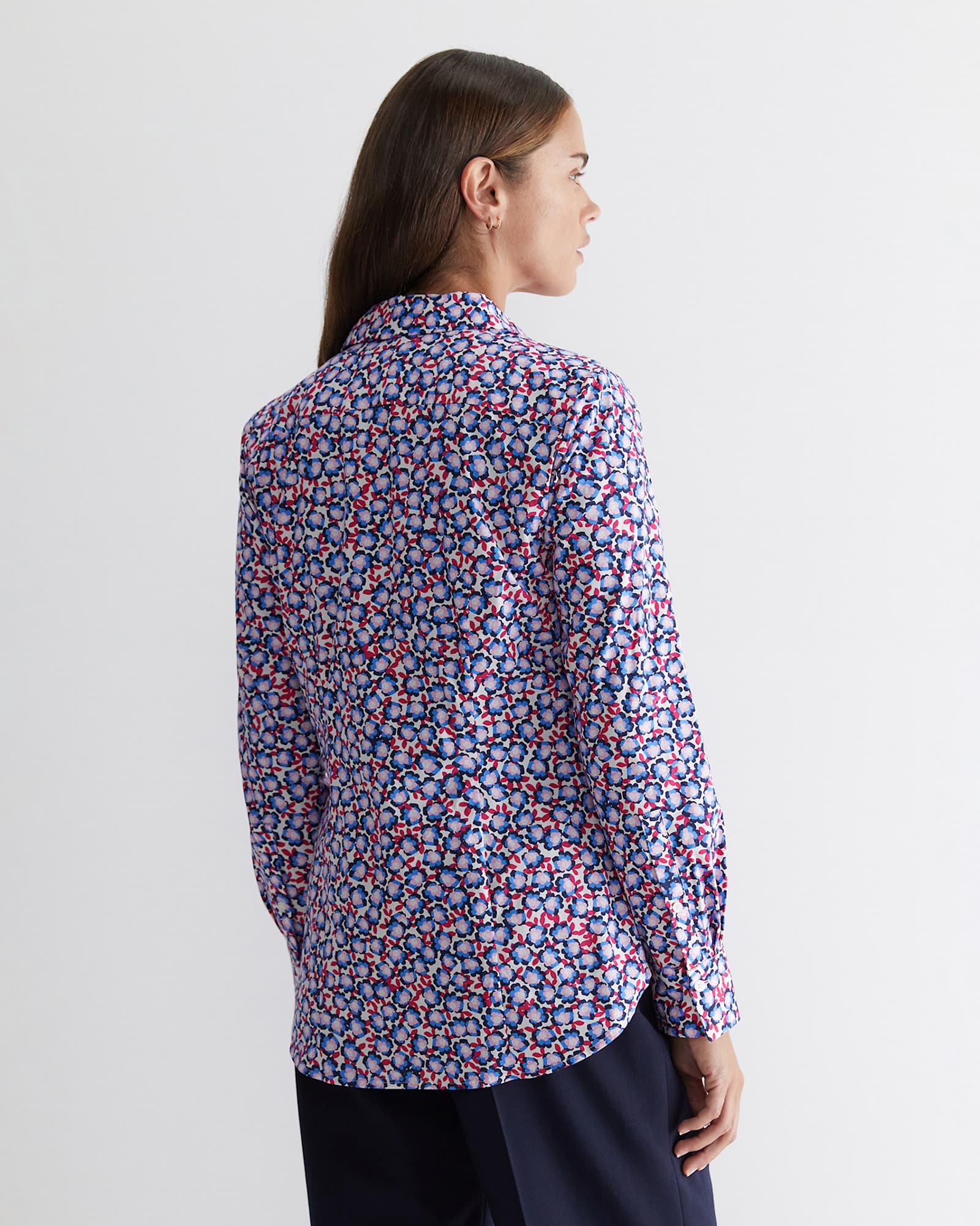 Harlow Georgina Relaxed Shirt in PINK MULTI