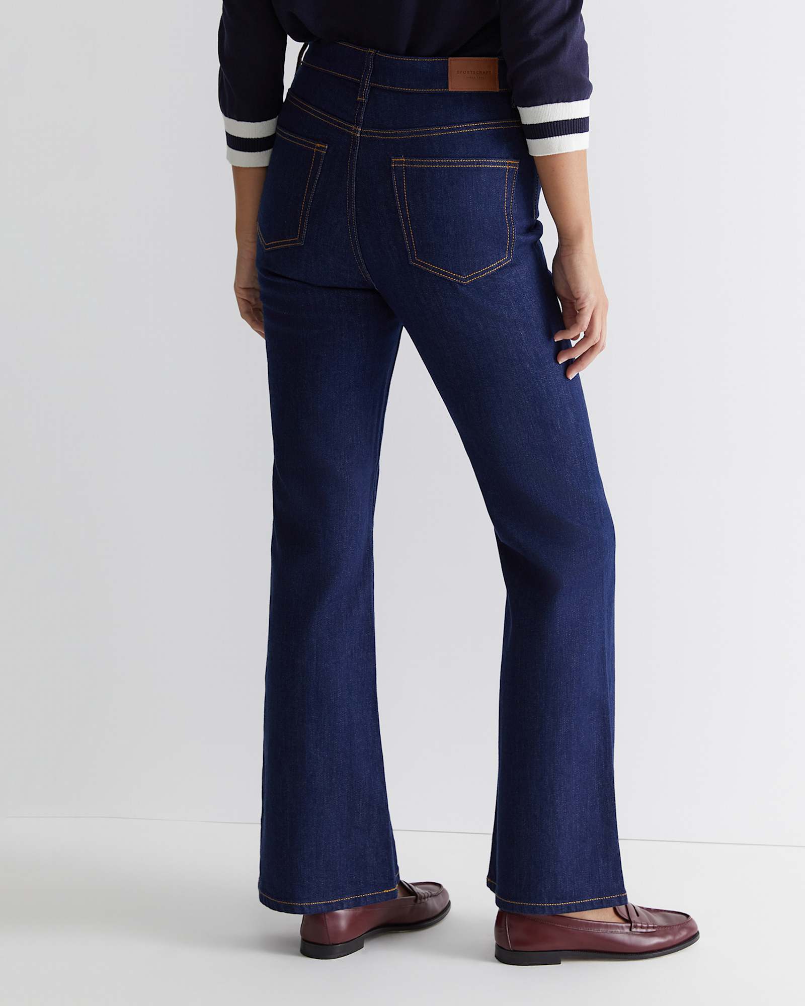 Holly Bootleg Jean in INDIGO