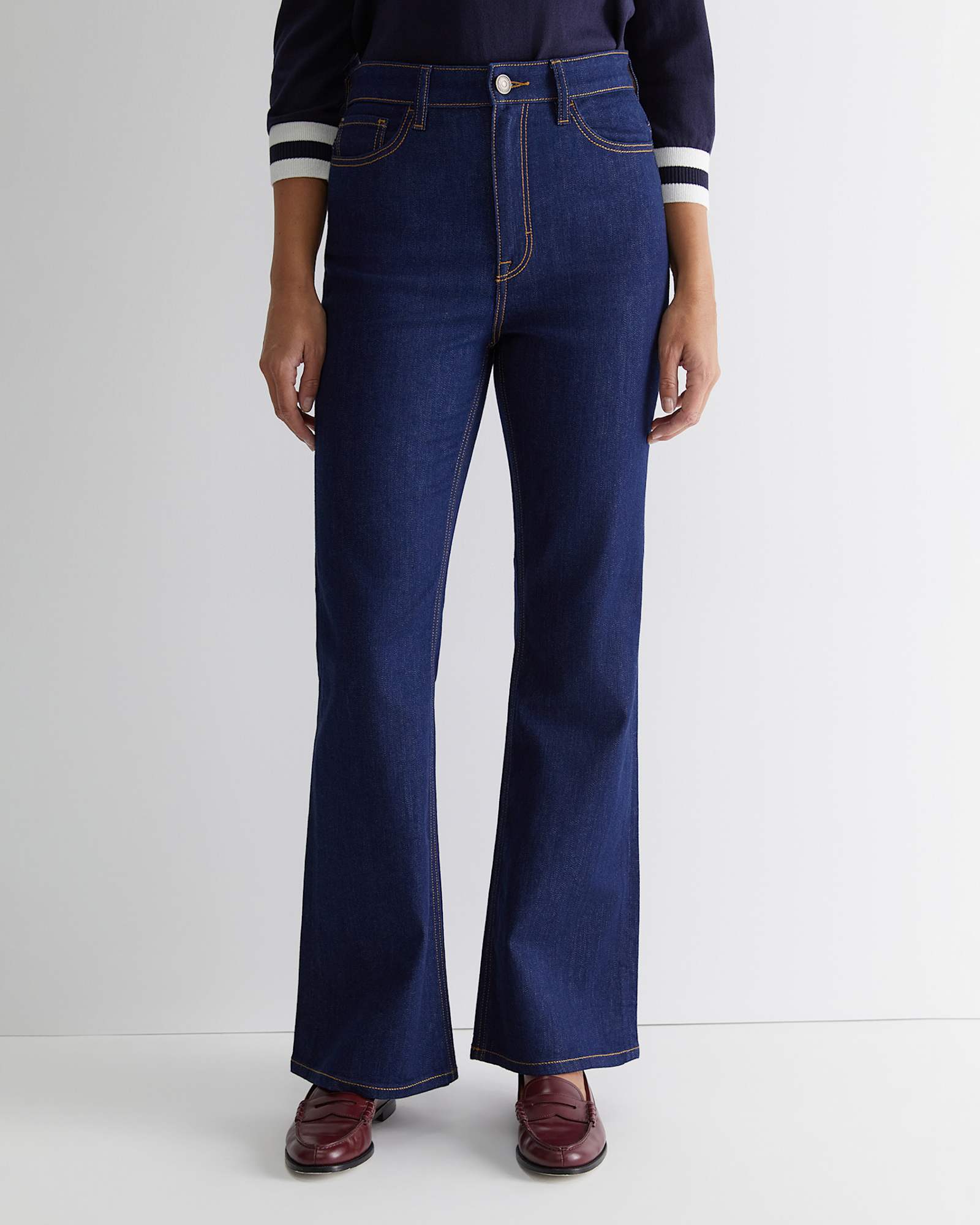 Holly Bootleg Jean in INDIGO