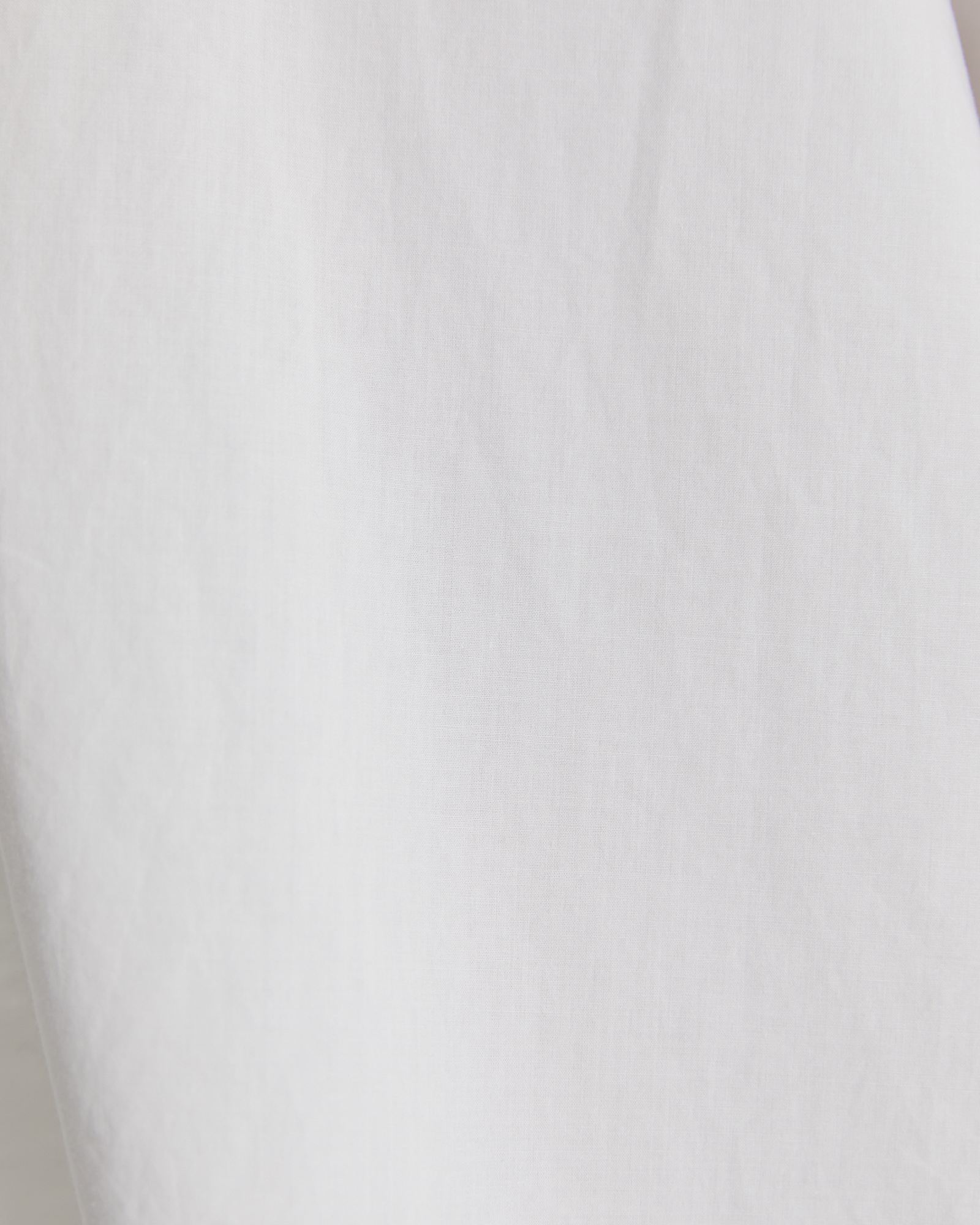 Portia Poplin Cotton Shirt in WHITE