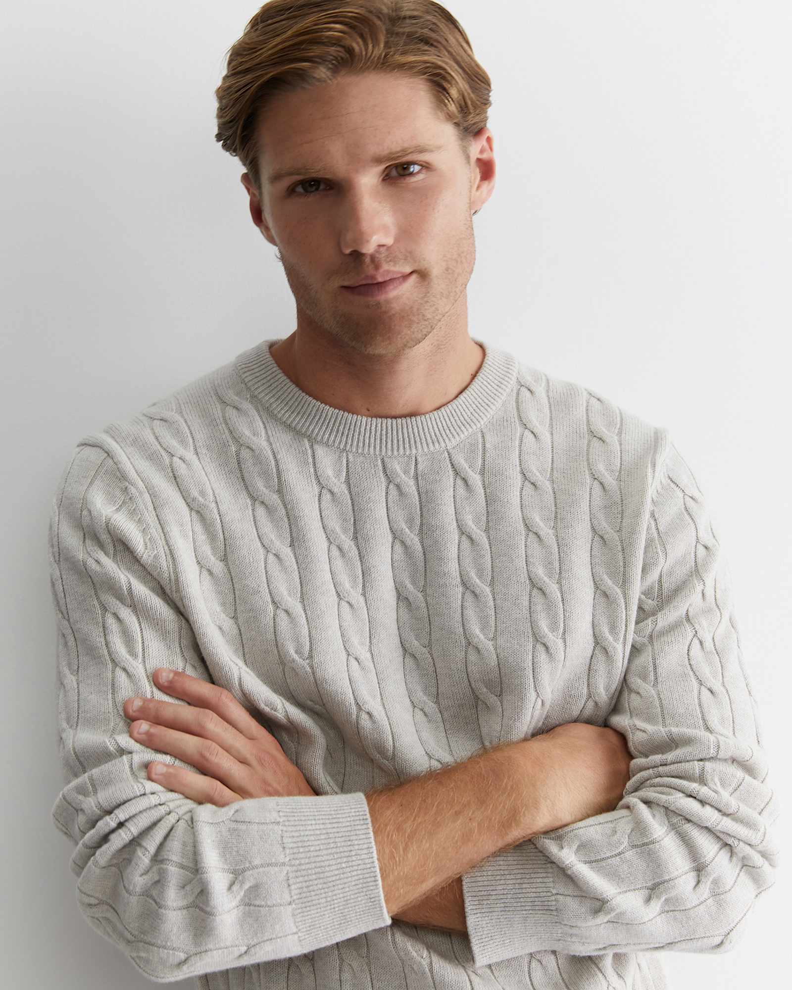 Munro Cable Crew in OATMEAL