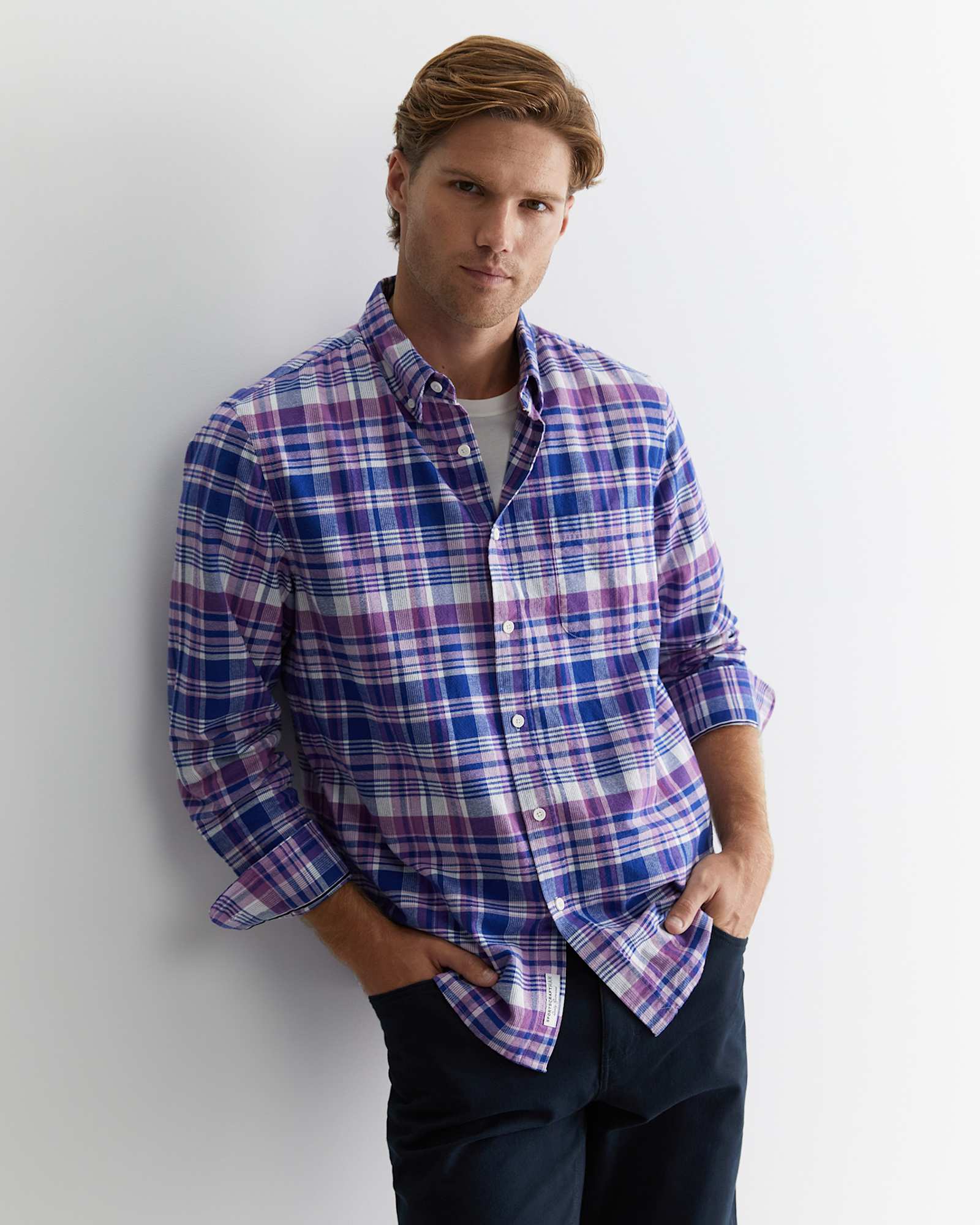 Rundel Check Shirt in PURPLE