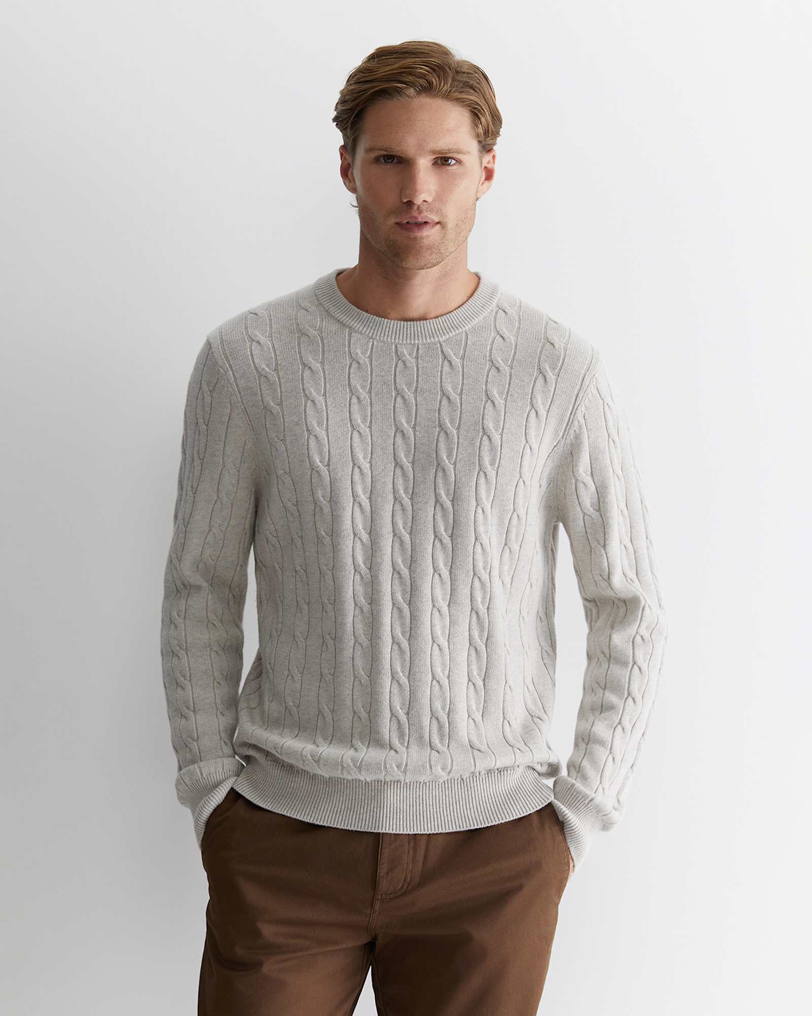 Munro Cable Crew in OATMEAL