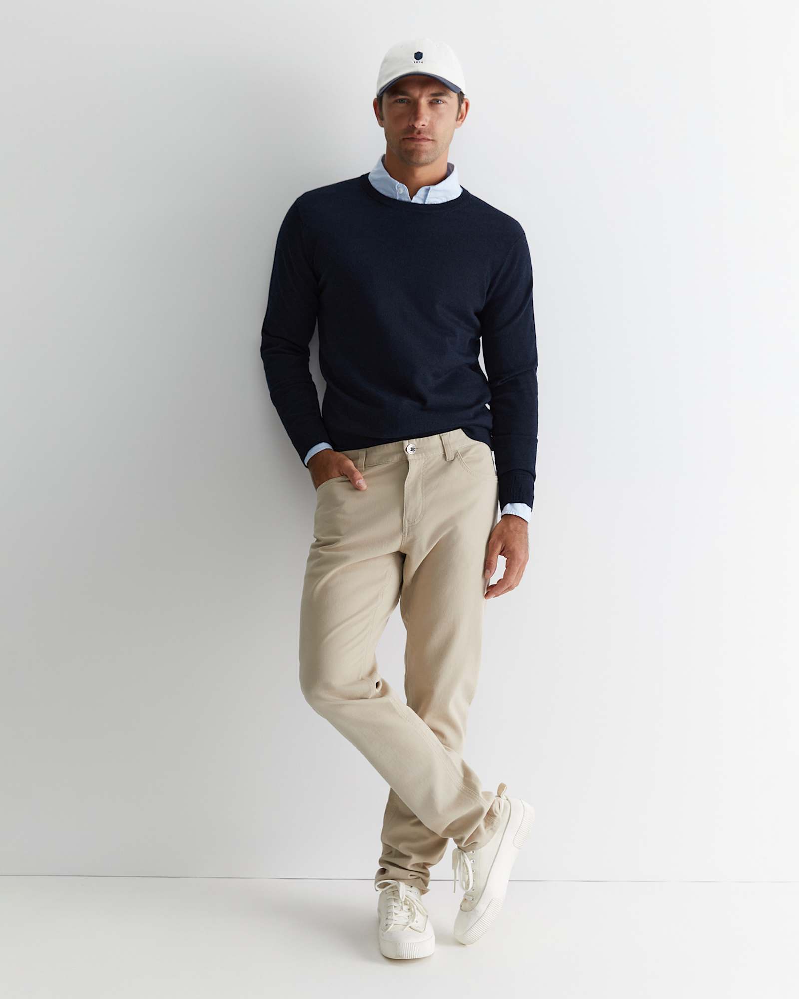Tapered Bedford Jean in SAND