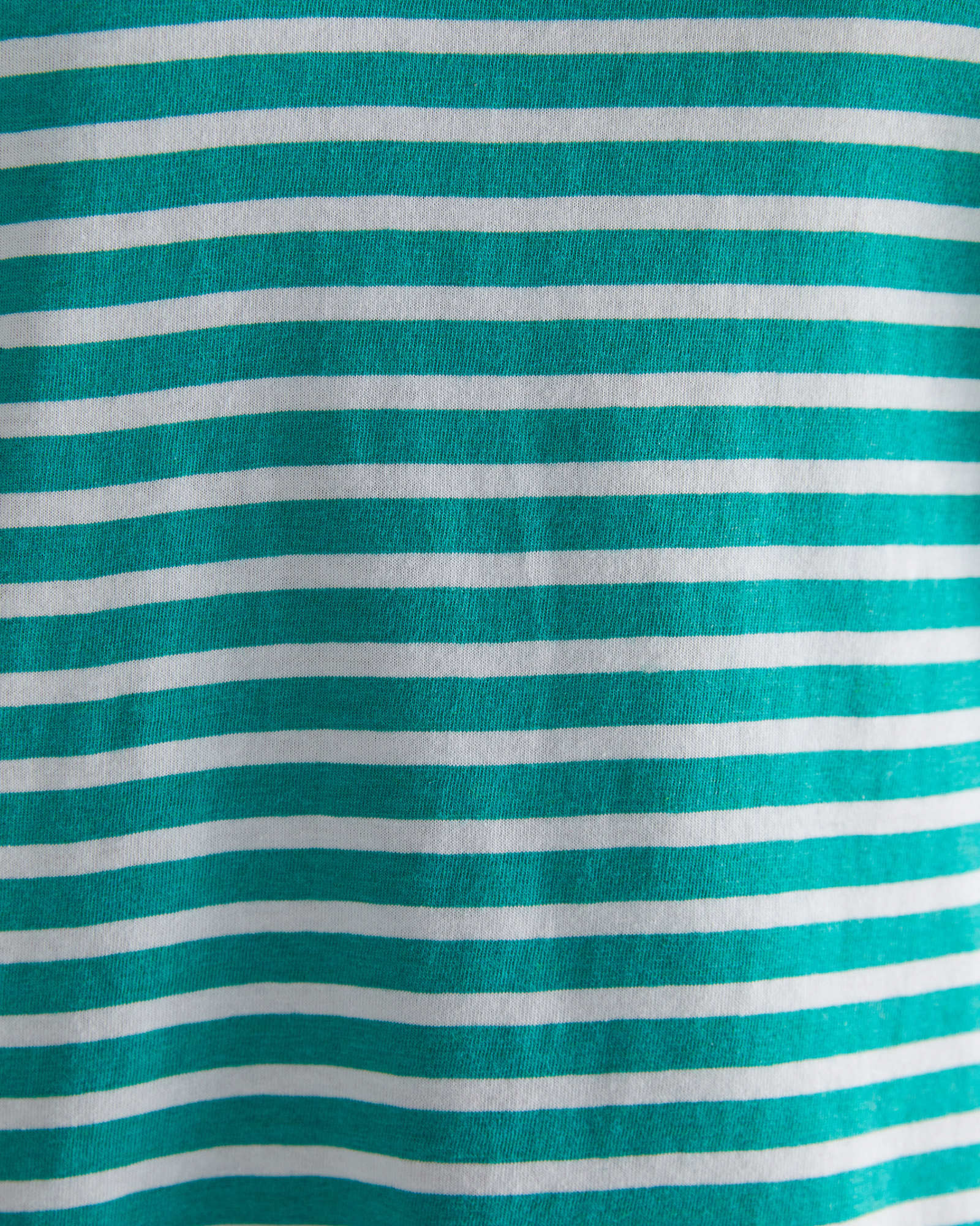 Melange Stripe Tee in GREEN MELANGE