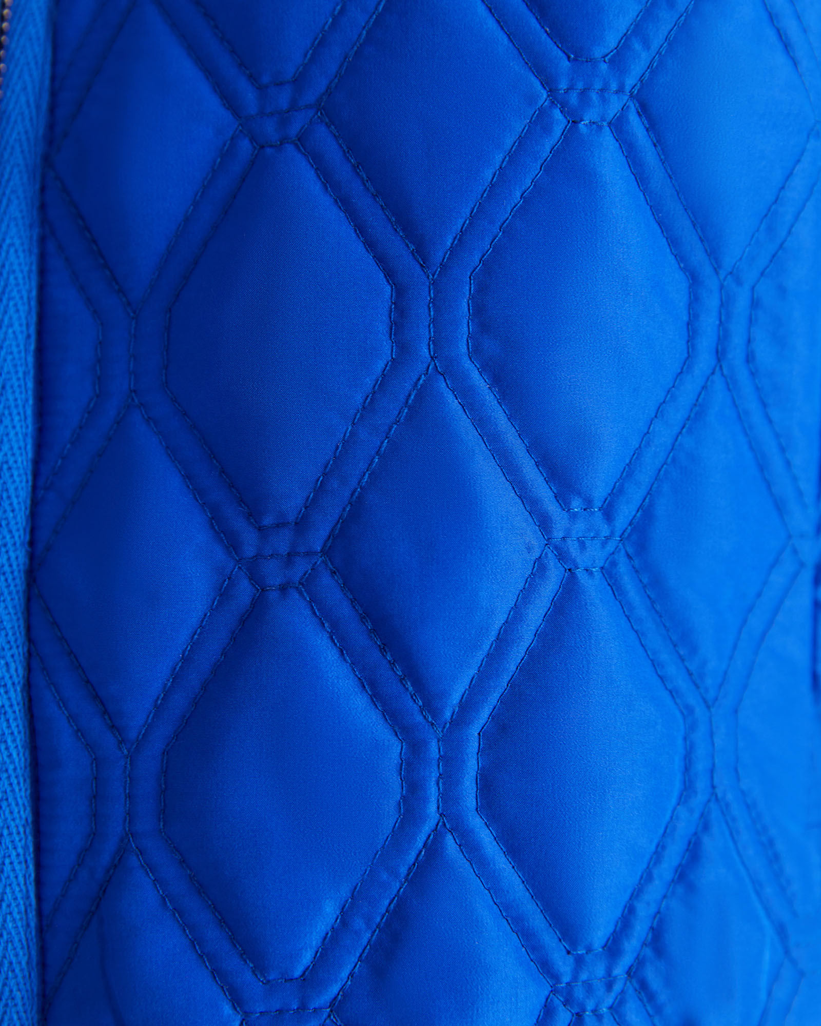 Charlie Quilted Vest in COBALT