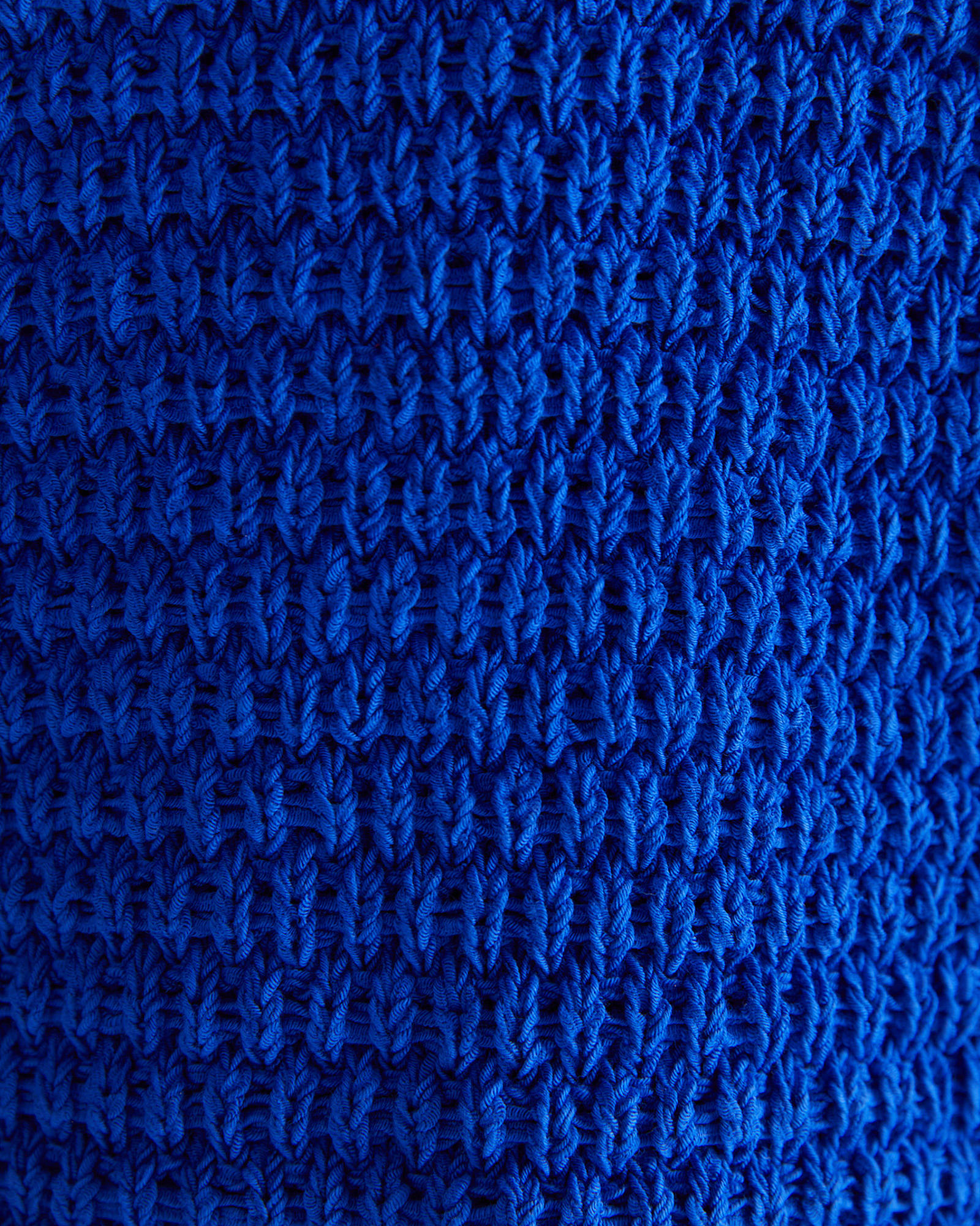 Olivia Tape Yarn Cardigan in SAPPHIRE