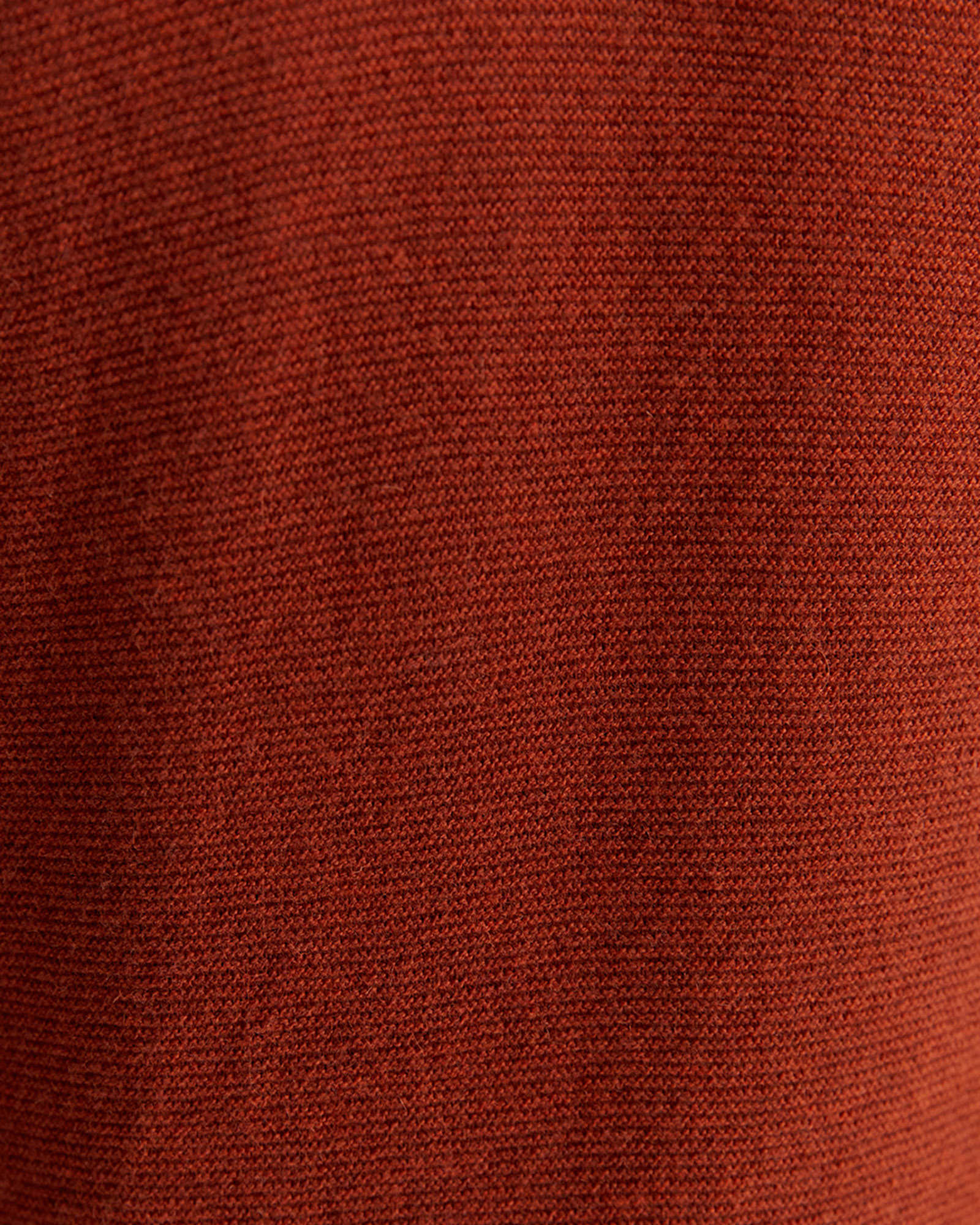 Harrison Wool Blend Quarter Zip in BURNT ORANGE
