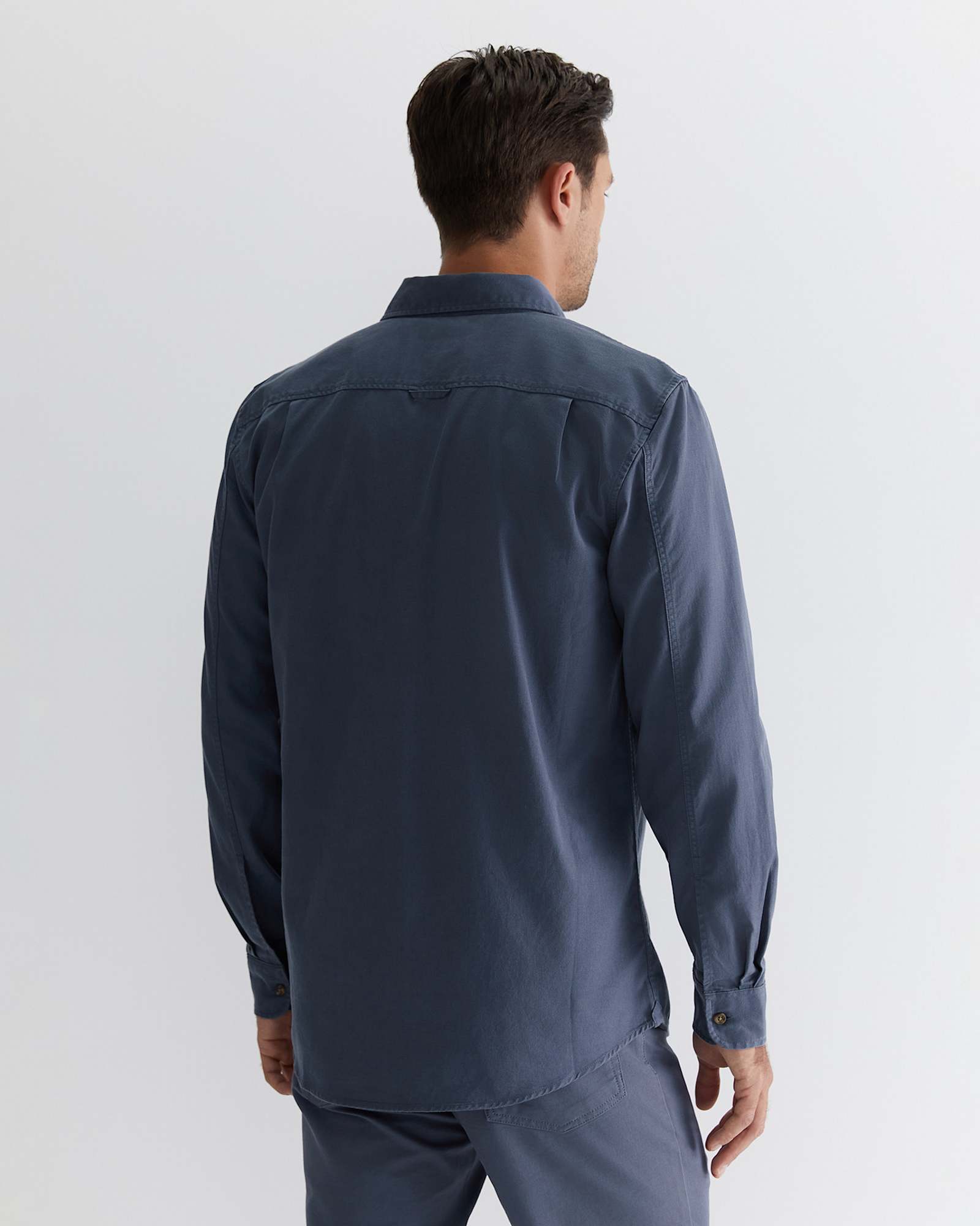 Edgar Shirt in STEEL BLUE