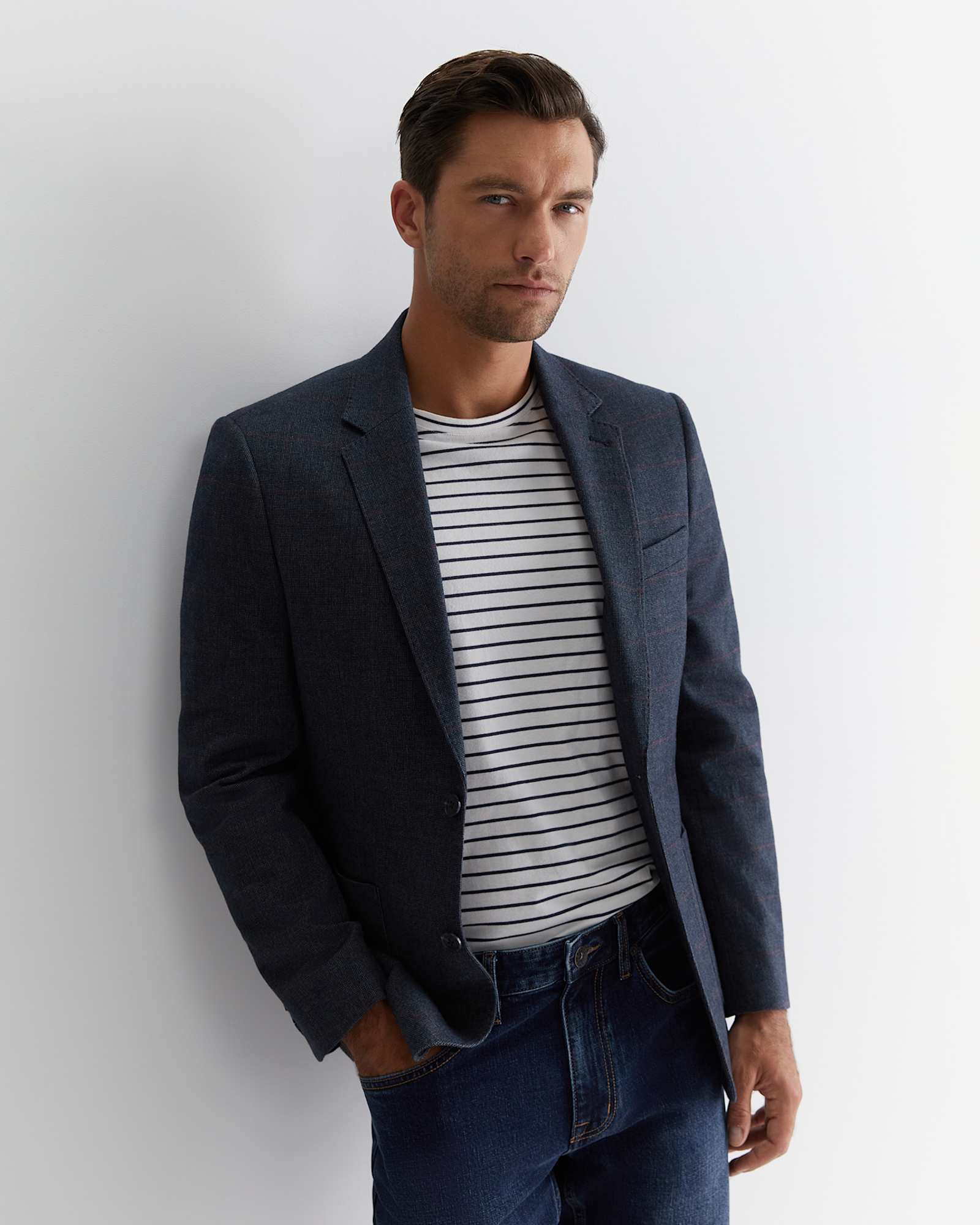 Townsville Item Jacket in NAVY MULTI