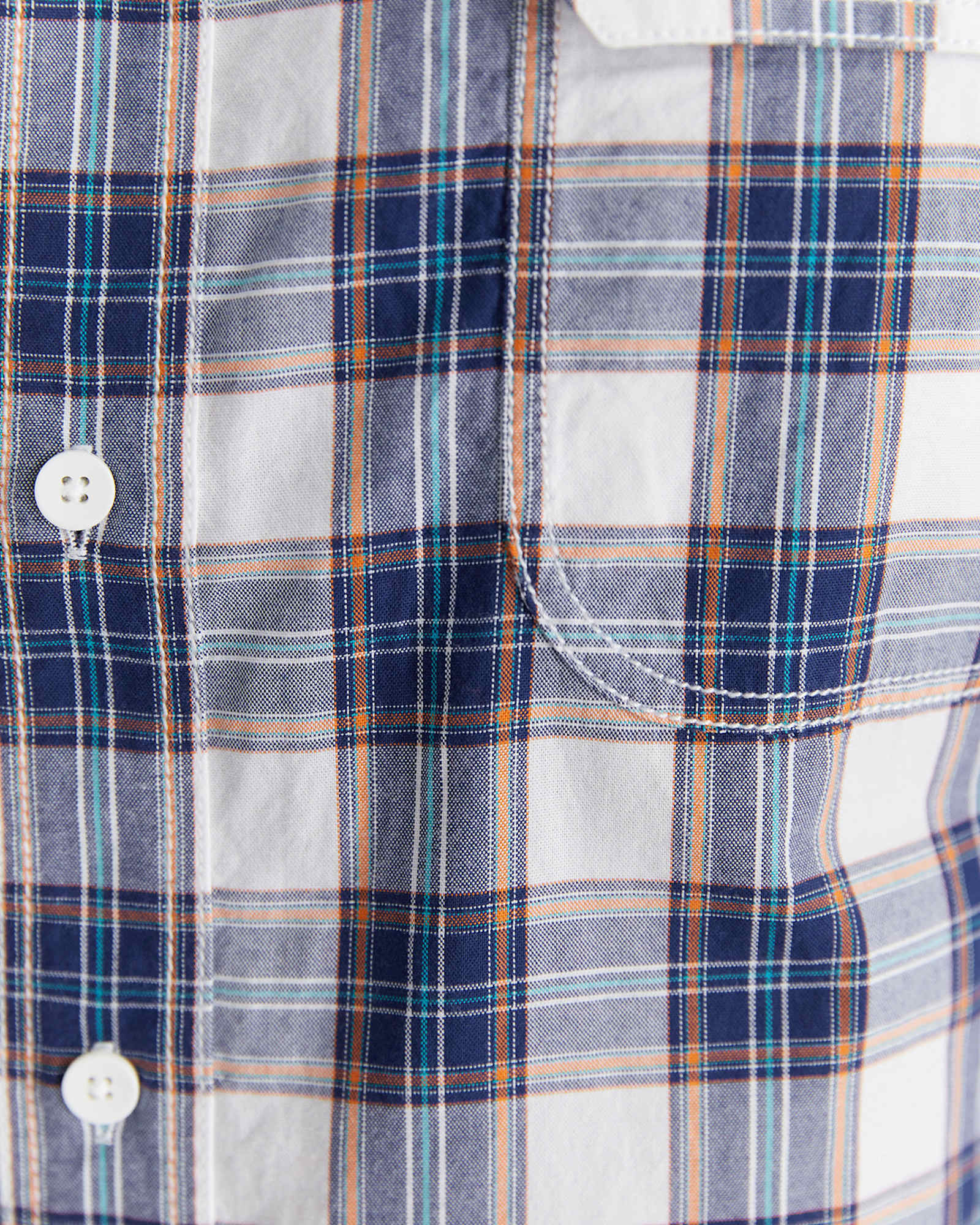 Callam Check Shirt in NAVY MULTI