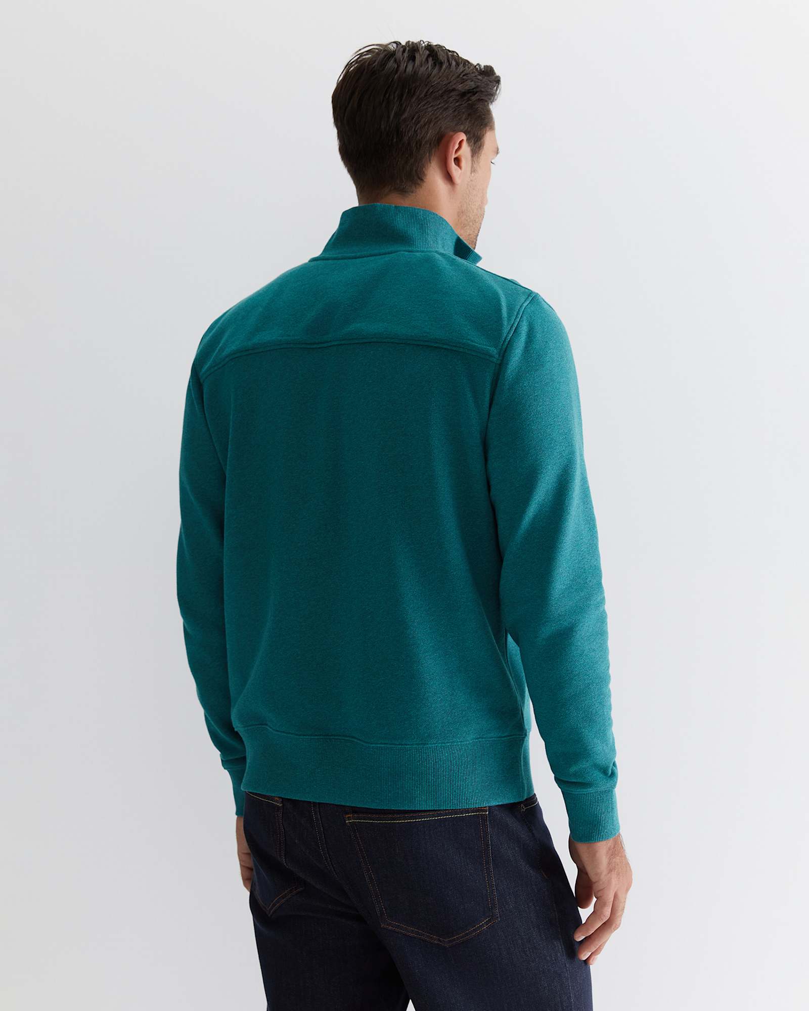 Mont Quarter Zip in LAKE BLUE