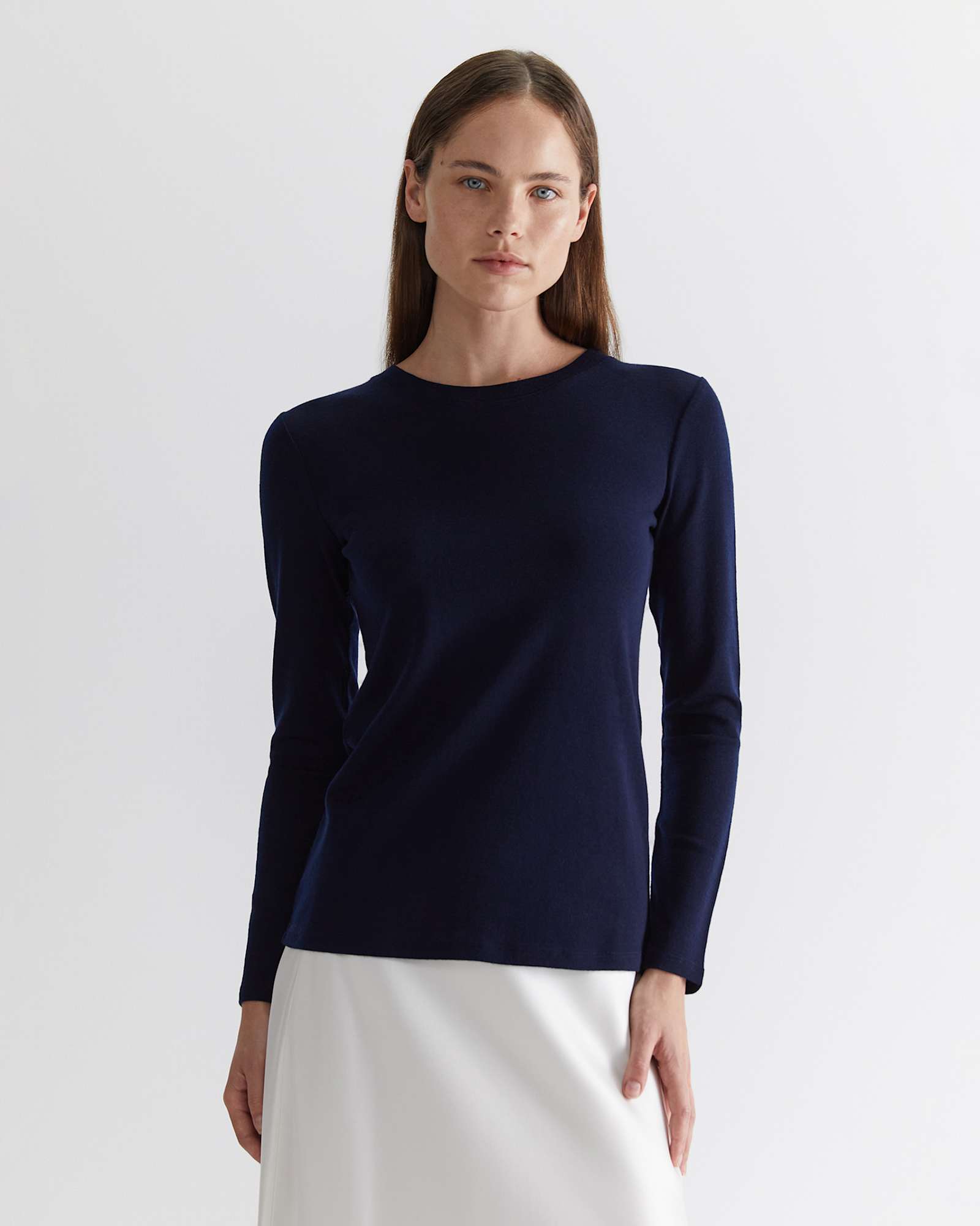 Addison Babywool Top in NAVY
