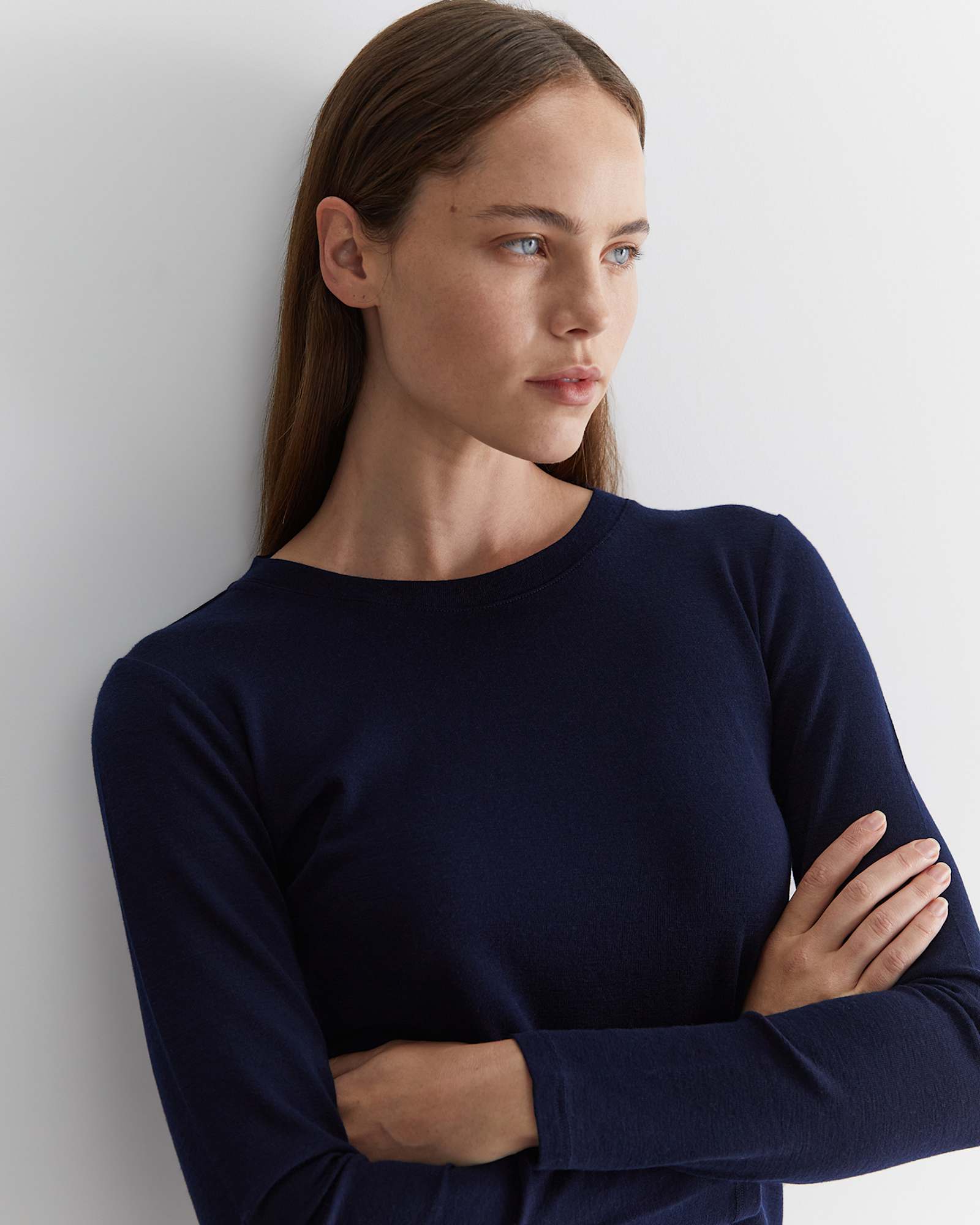 Addison Babywool Top in NAVY