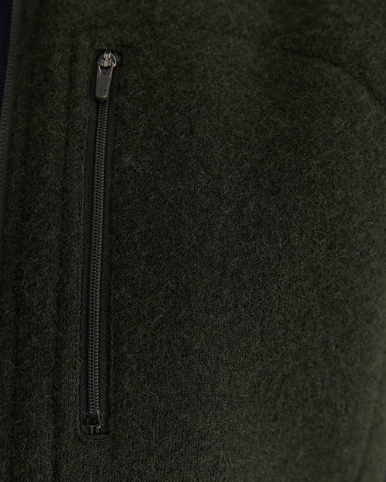 Salford Wool Blend Vest in KHAKI
