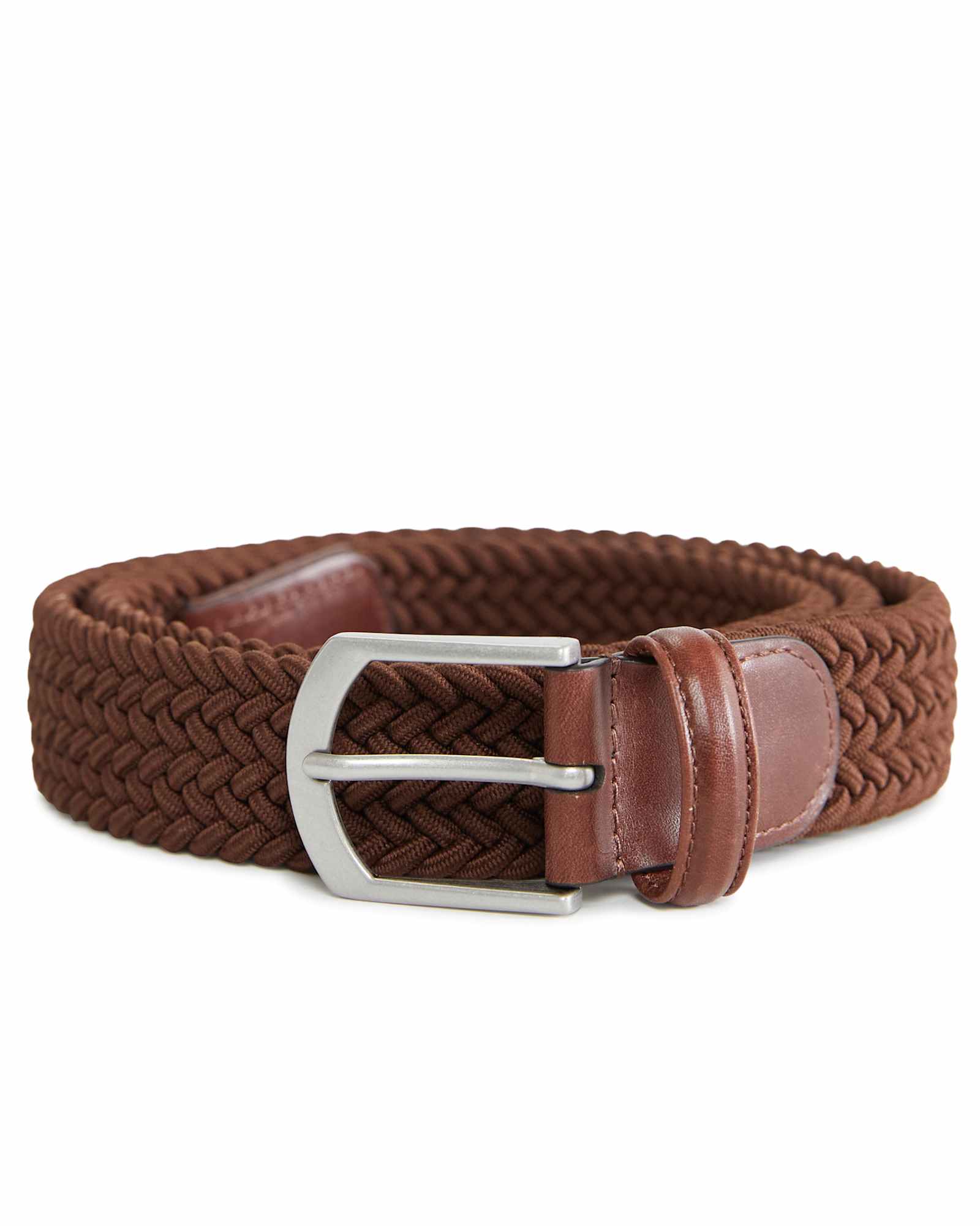 Aireys Platted Belt in CHOCOLATE