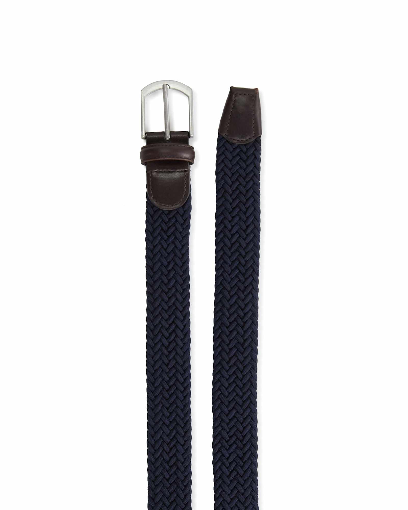 Aireys Platted Belt in NAVY